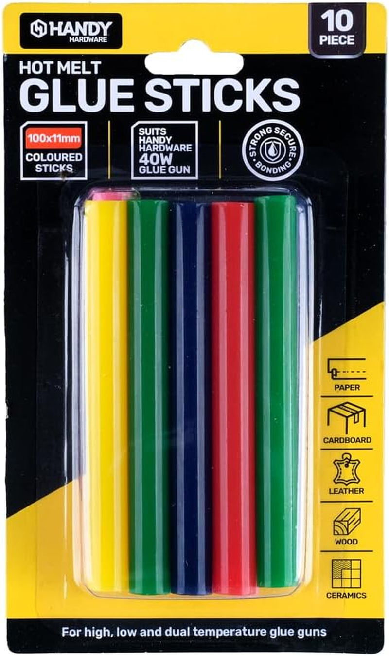 Handy Hardware Hot Melt Colored 10W Glue Gun Sticks, 100 X 7 Mm (Pack of 20) image number 6
