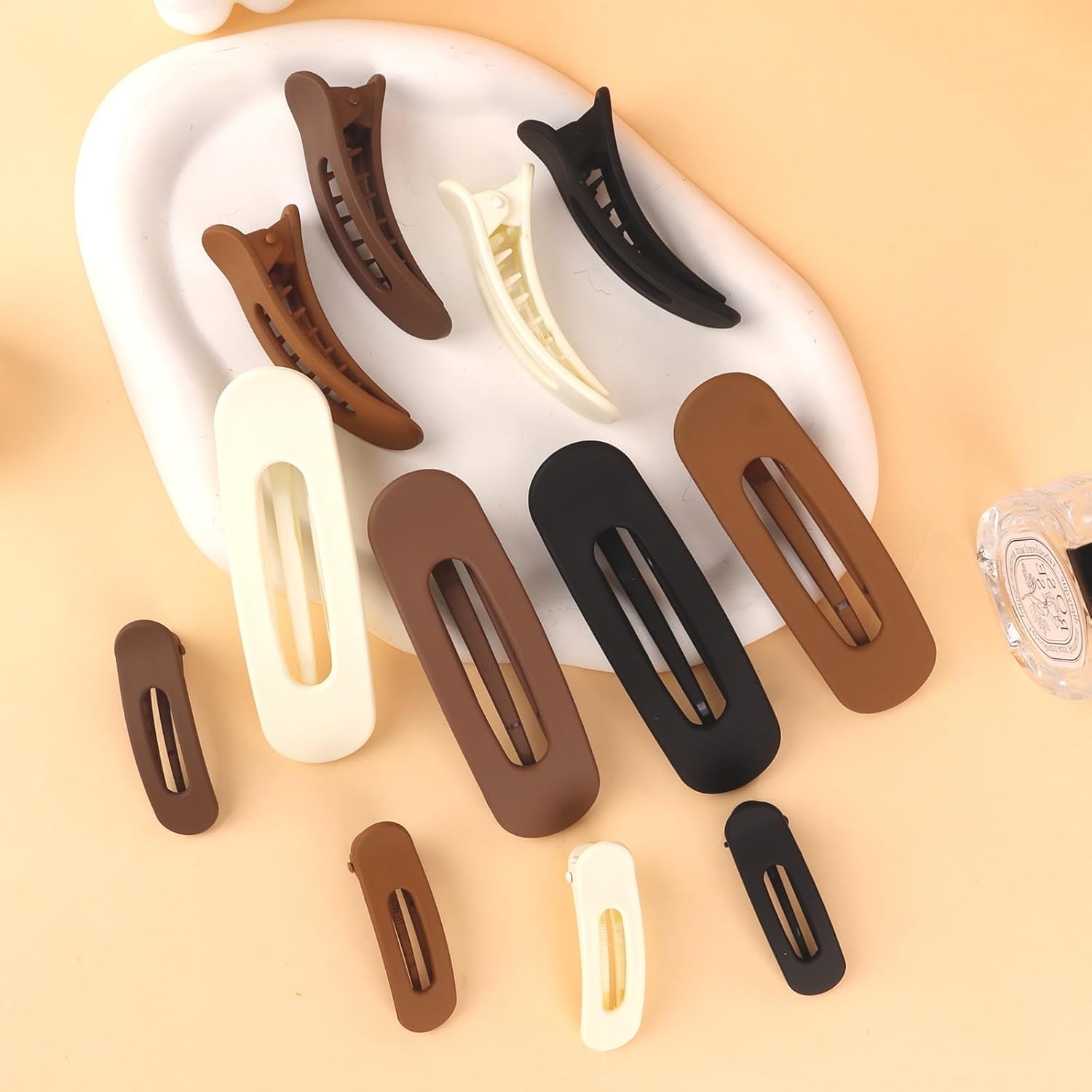 Bumlofa Women'S Hair Clips, Set of 12, Various Sizes, Practical Hairstyle Accessories image number 1