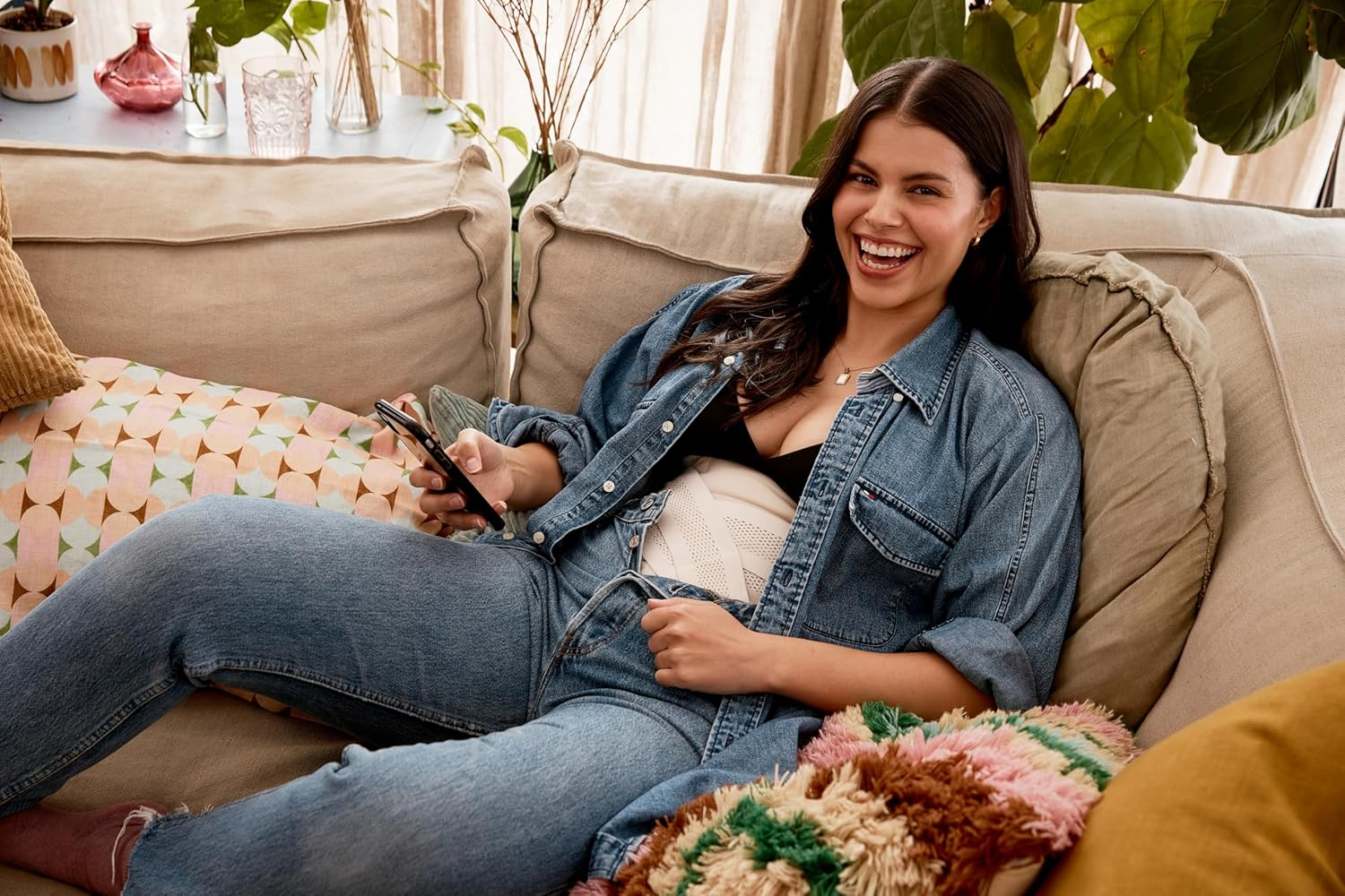 Kin the Belly Band Regular 1 Pack | Postpartum Belly Support Binder for C-Section & Natural Delivery | Adjustable Recovery Wrap Band | Provides Comfort & Compression for Post-Birth Recovery image number 5