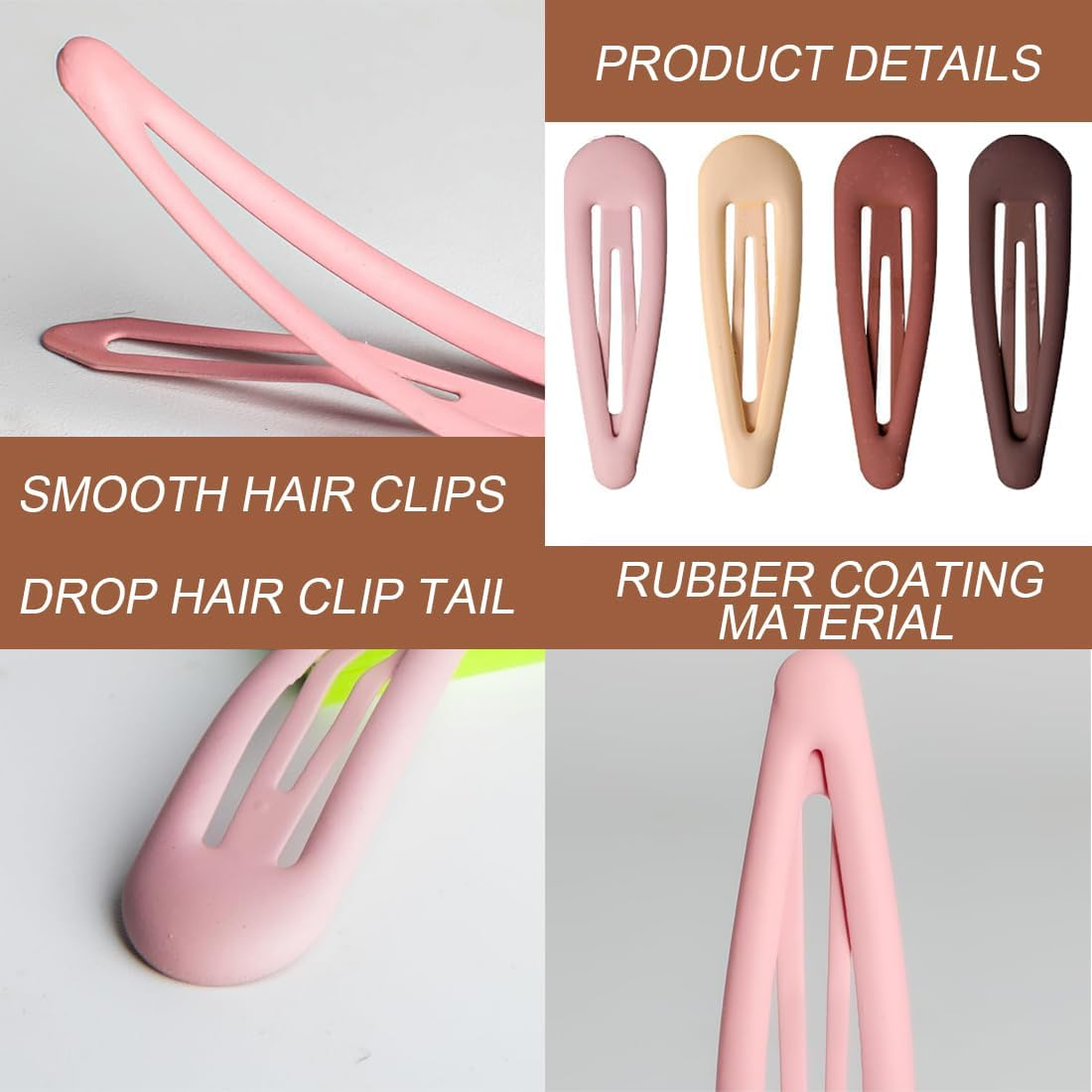 Pack of 30 Hair Clips, 3 Cm Hair Clips Girls, Barrette Hair Clips, Hair Clips for Girls, Hair Clips Metal, Hair Clips Children (Multi-Colour) image number 4