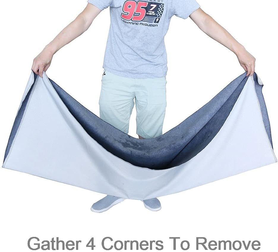 Upgrade Non-Slip Dog Pads Extra Large 65" X 48", Washable Puppy Pee Pads with Fast Absorbent, Reusable, Waterproof for Training, Travel, Whelping, Housebreaking, Incontinence, for Playpen, Crate