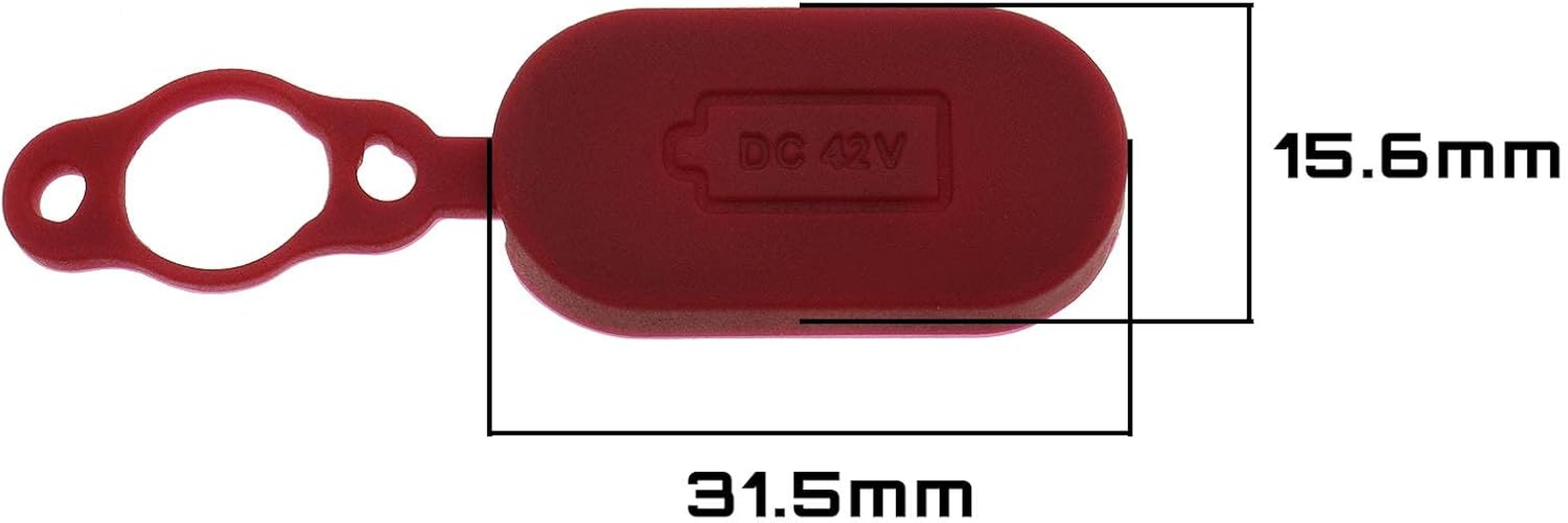 SING F LTD Battery Charger Connector Socket, Silicone Charging Port Compatible with Xiaomi M365 Prevent Deformation and Damage for Electric Scooter Accessory image number 2