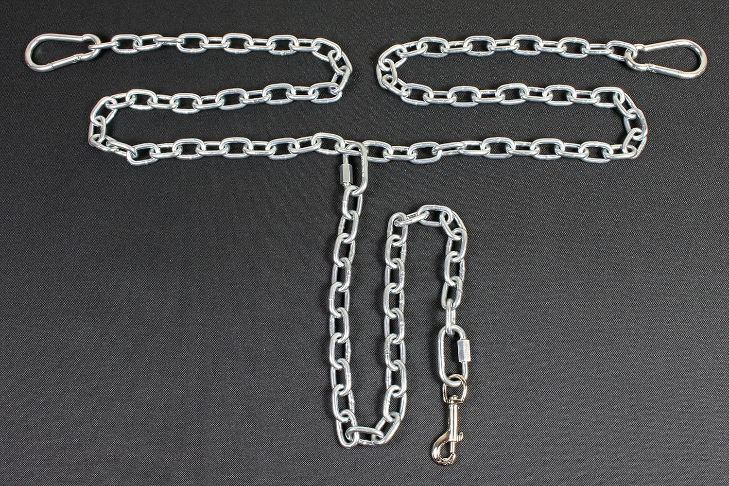 Bushwhacker - Paws N Claws Chew Proof Truck Bed Dog Tether Chain SUV Pet Leash Harness Vehicle Restraint Barrier Cable Tie Out image number 4