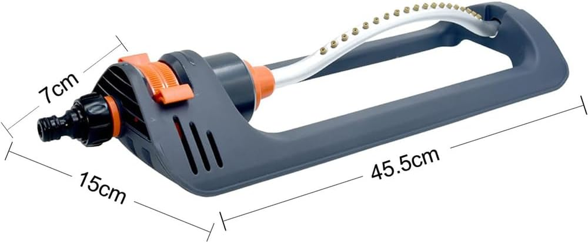 19-Hole Automatic Sprinkler,Lawn Sprinkler,Water Strew,Swing Sprayer,4 Modes Watering Device,For Home, Garden, Lawn, Agricultural Irrigation image number 2