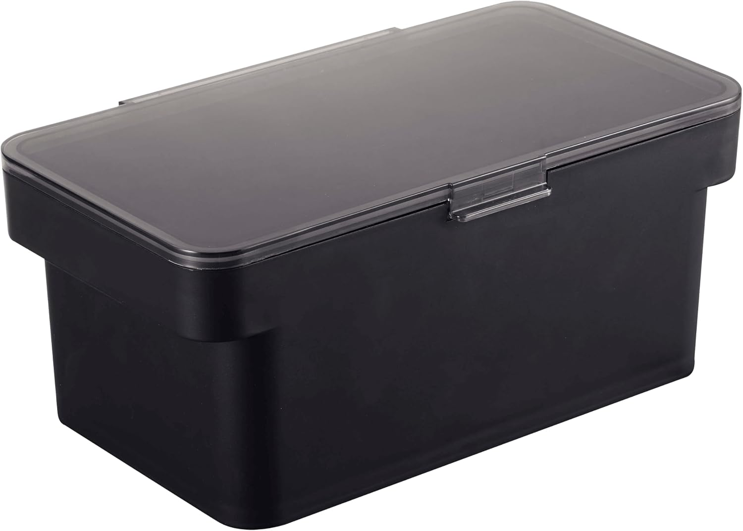 Yamazaki Home Rolling Airtight Food Storage Container (25 Lbs Polypropylene | Extra Large | Pets, Black