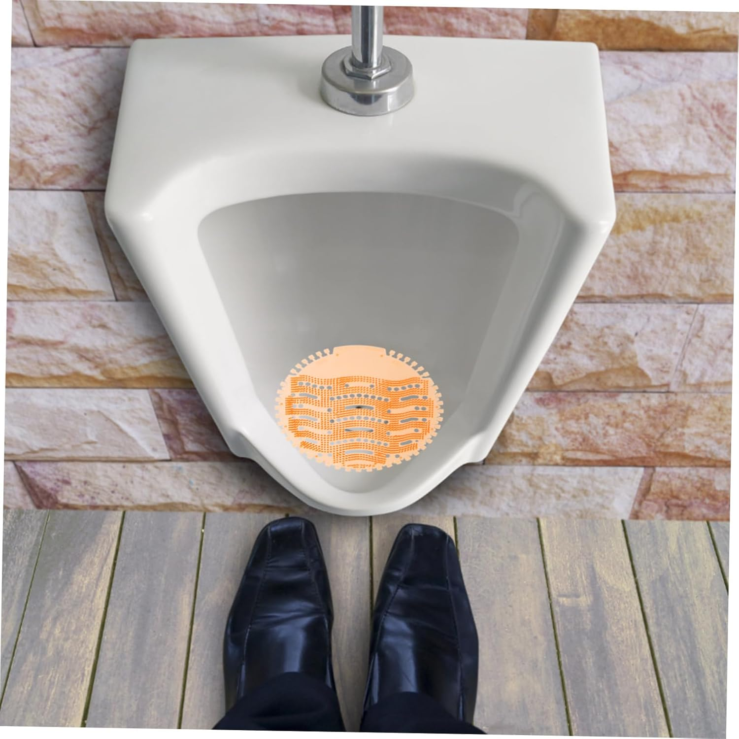 DOITOOL 24 Pcs Scented Urinal Pads Scent Tablets Male Urinal Deodorizer Effective Odor Removal for Public Toilets Assorted Fragrances Easy to Use