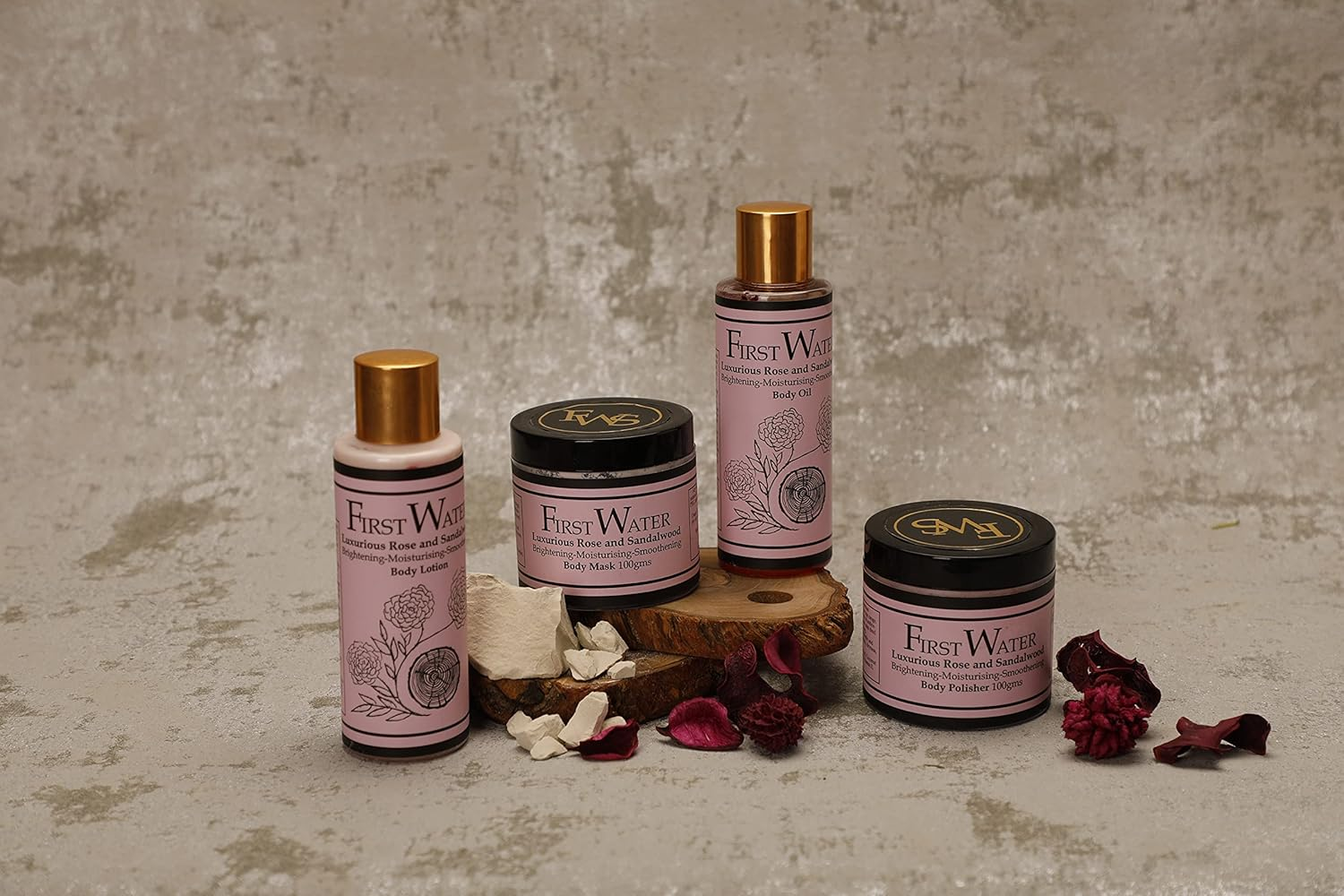 First Water Luxurious Rose and Sandalwood Body Polisher image number 2