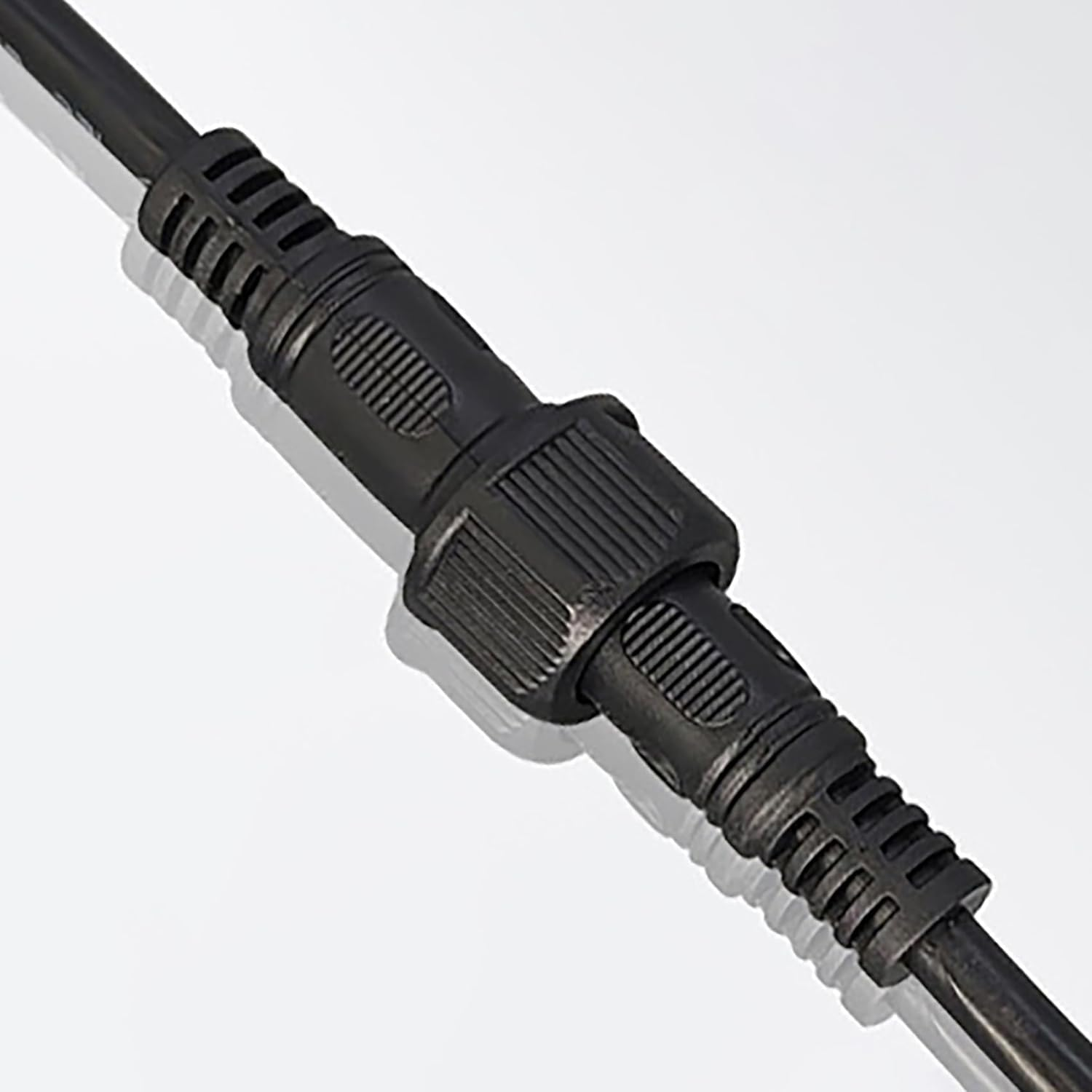 Tunghey 2Pack 3 Pin 24AWG IP65 Extension Cable Wire with Male and Female Connectors at Both Ends for Single Color RGB 5630 5730 5050 WS2813 Etc LED Strip 15Mm Nut Small Size (2M) image number 1