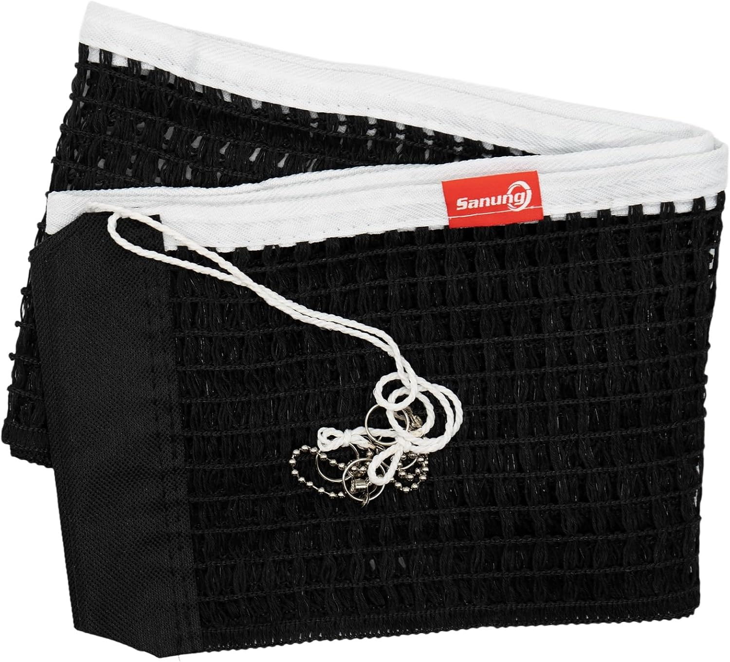 Sanung Table Tennis Net,C-Y2 Portable Ping Pong Table Thicken Replacement Net Impact Resistant for Any Standard Size Table,Black