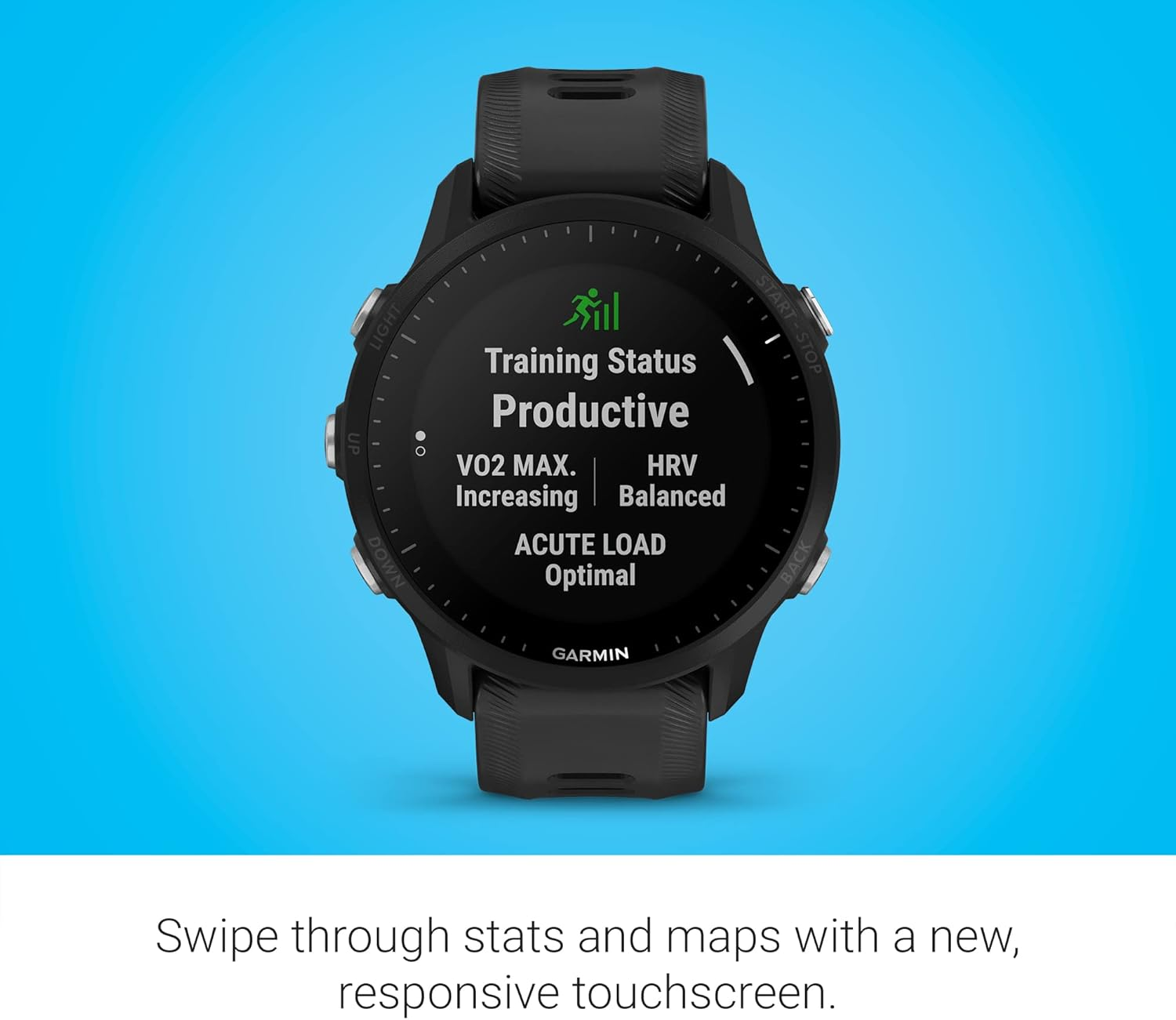 Garmin Forerunner&reg; 955, Black, GPS Fitness Smartwatch image number 6