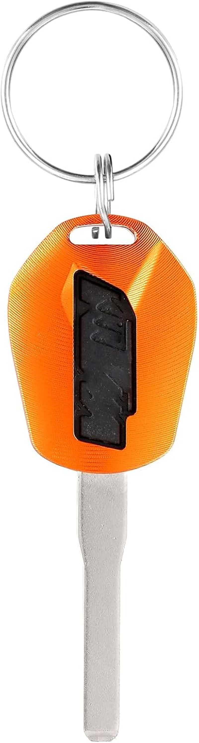 Fullibars Motorcycle Key Cover Compatible with KTM Duke 125/200/250/390/690,RC 125/200/250/390 ADV Aluminum Key Holder Key Chains