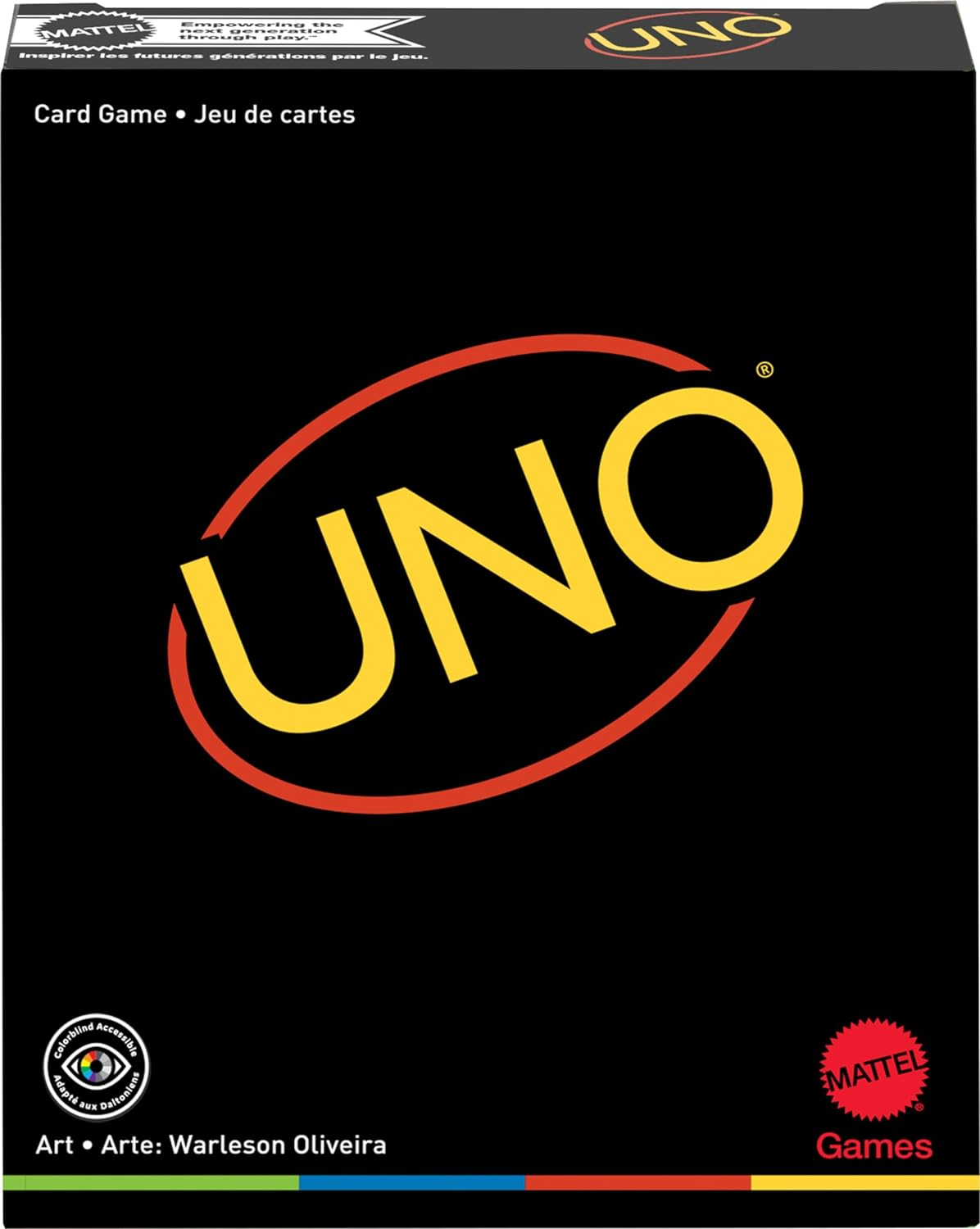 Mattel UNO Minimalista Card Game for 2 to 10 Players, Ages 7 and Up image number 2