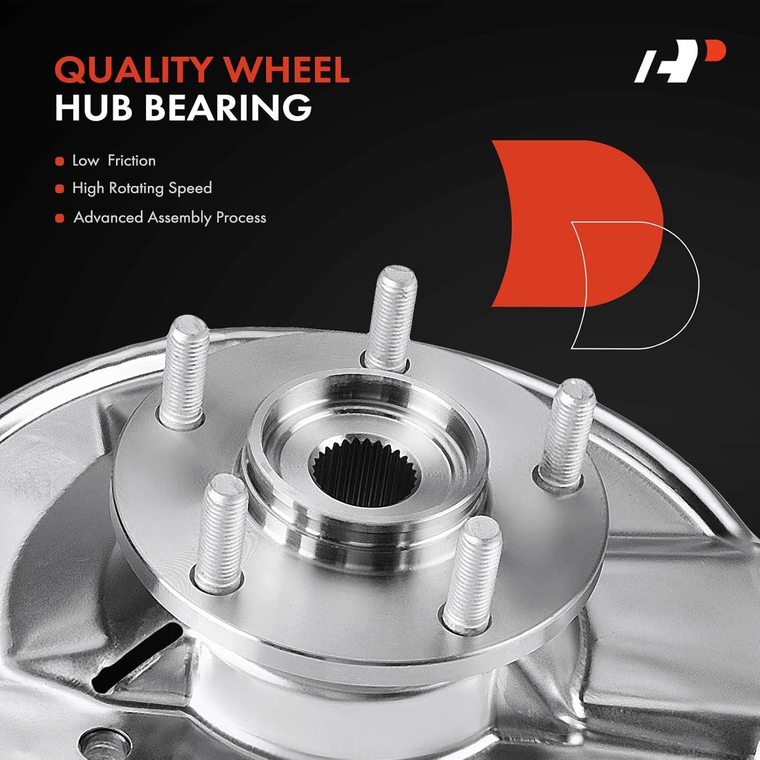 A-Premium 2 X Front Left and Right Steering Knuckle & Wheel Bearing Hub Assembly Compatible with Jeep Compass Patriot 2007-2017 & Dodge Caliber 2007-2012, 2.0L 2.4L, Driver and Passenger Side image number 3