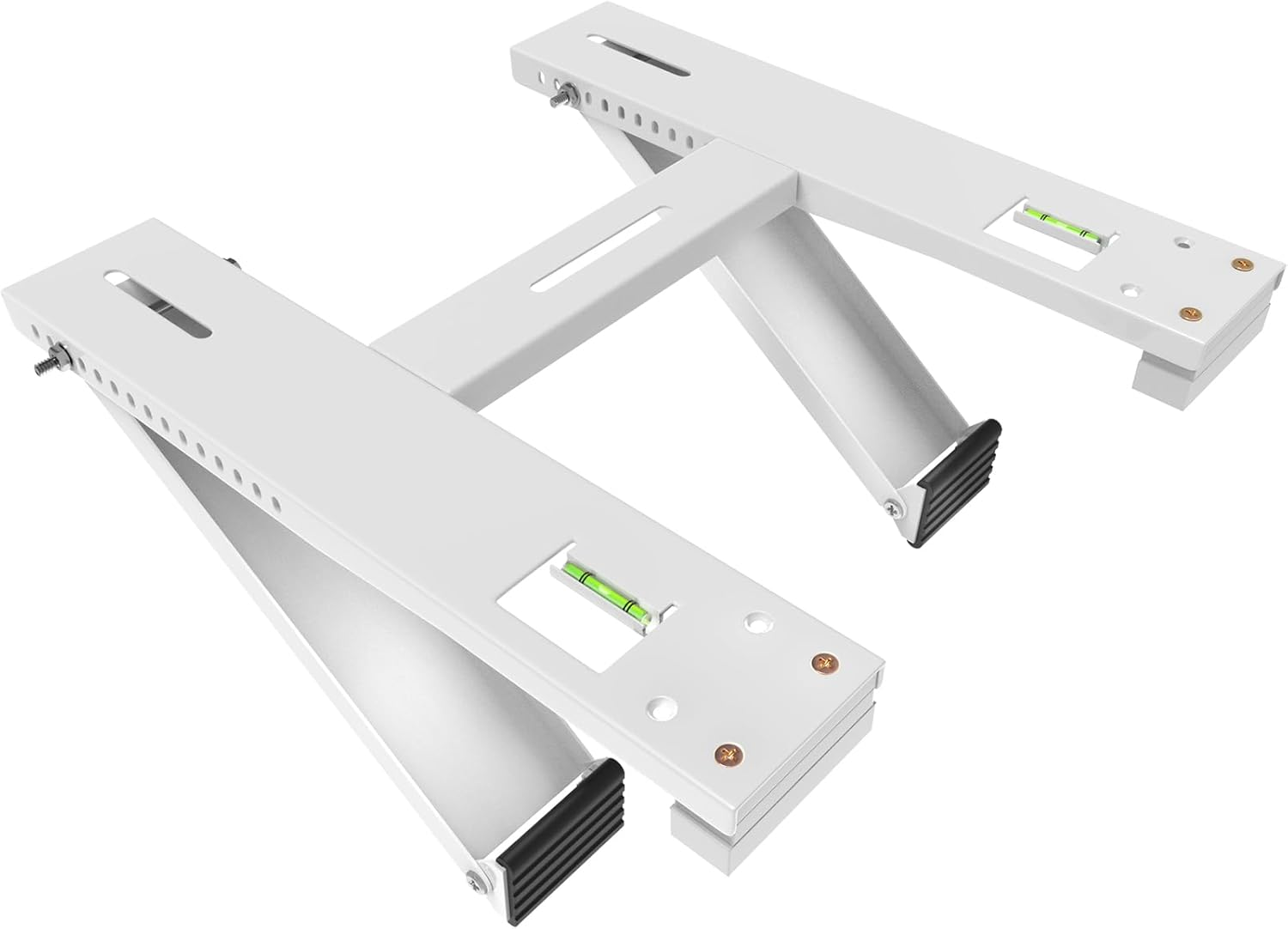 Flamorrow Window Air Conditioner Bracket, Heavy Duty Air Conditioner Support Bracket with 2 Arms, Universal Window AC Bracket Holds up to 200 Lbs for 5000 to 22000 BTU