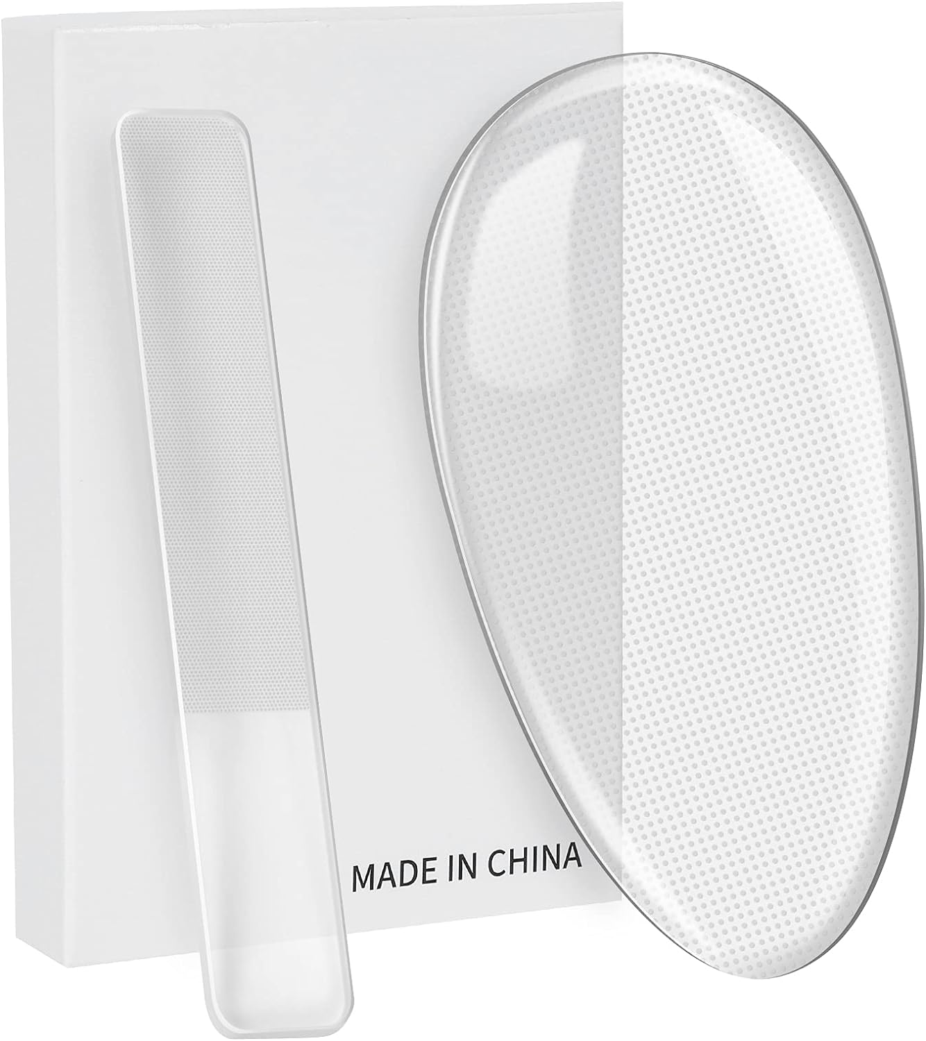 Nano Foot File Callus Remover- Glass Professional Pedicure Scrubber, Foot Hand Care Pedicure Tool with Nano Nail Files, Scrubber for Feet Dead Skin, Cracking, Hard Cracked Dry Skin Removal image number 2