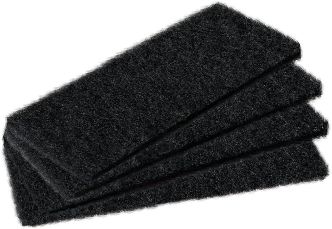 B4C Activated Carbon Filter for Cat Litter Tray, Pack of 4 Replacement Filters for Cat Litter Tray with Lid, Black Filter, Cat Litter Tray Odour Stopper, Easy Installation, Keeps More Freshness And