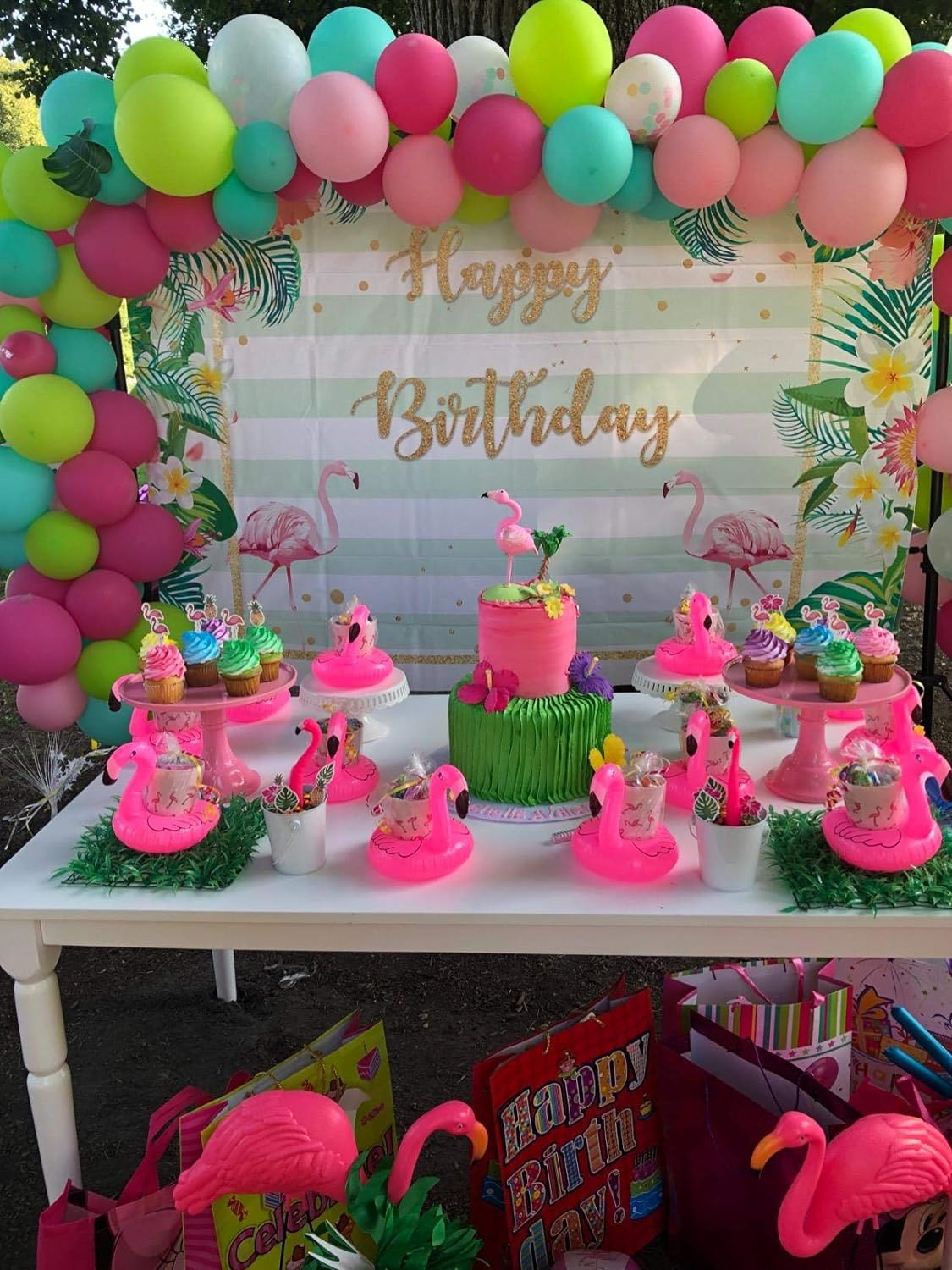 Inflatable Raft for Elf, 5 Pcs Naughty Elf Accessories Props, Funny Inflatable Cup Holders for Hot Tub, Floating Drinks Holder with Inflatable Repair Patches, Flamingo Unicorn Drink Holder for Pool image number 1