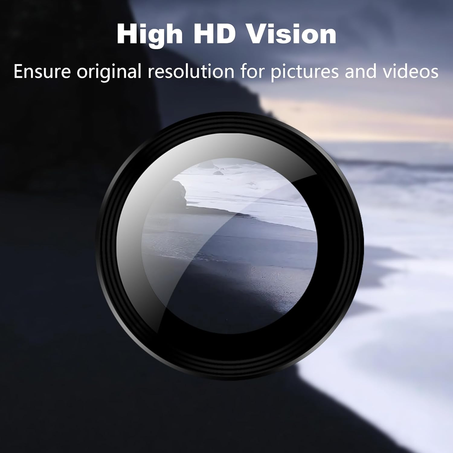 Camera Protection for OPPO Reno 13 Pro 5G, Individual Camera Screen Protector for OPPO Reno 13 Pro 5G [HD Clear] [Multi-Colour + Black]