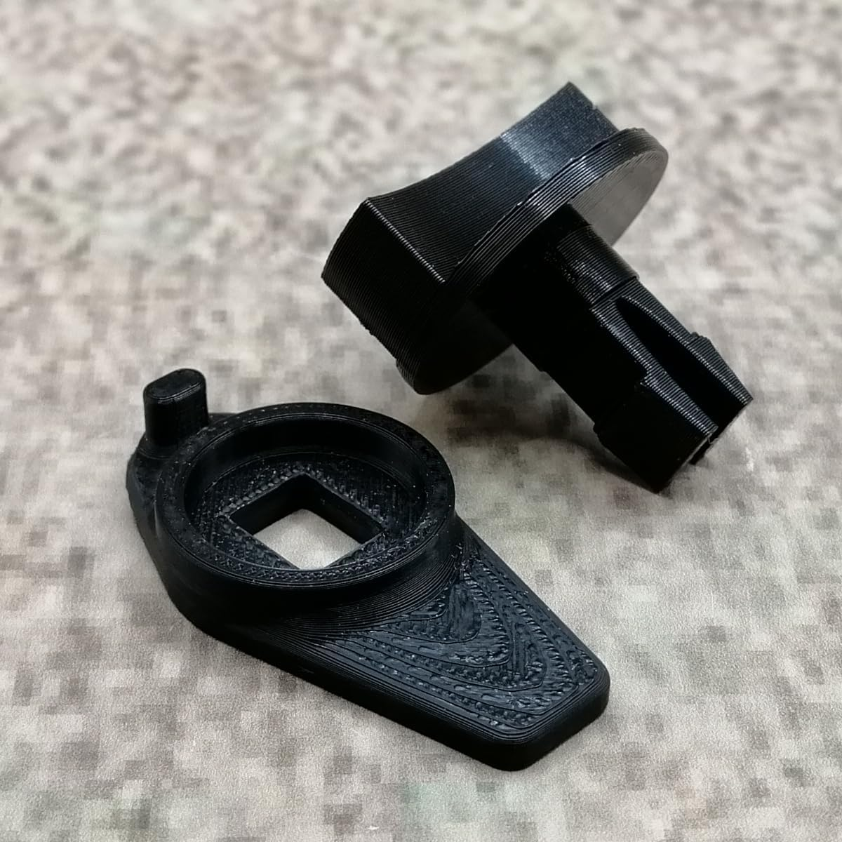 Rotary Bolt Set Orange Compatible with Audi Warning Triangle A4 B6 B7 & A6 C5 4B with Rotary Knob Replacement Latch Button Replacement Part (Orange)