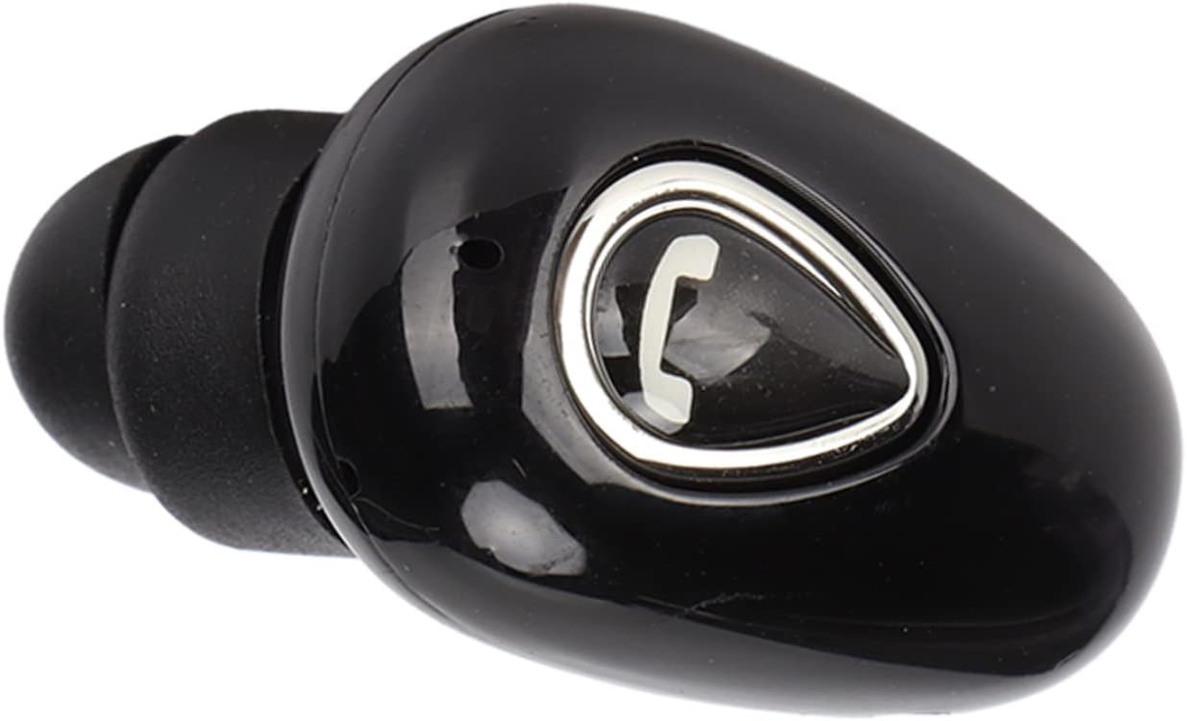 Lazmin112 YX01 Single Bluetooth Earbuds, Wireless In-Ear Headphones with Noise Reduction Microphone, Portable, Comfortable Fit, USB Charging, Black image number 6