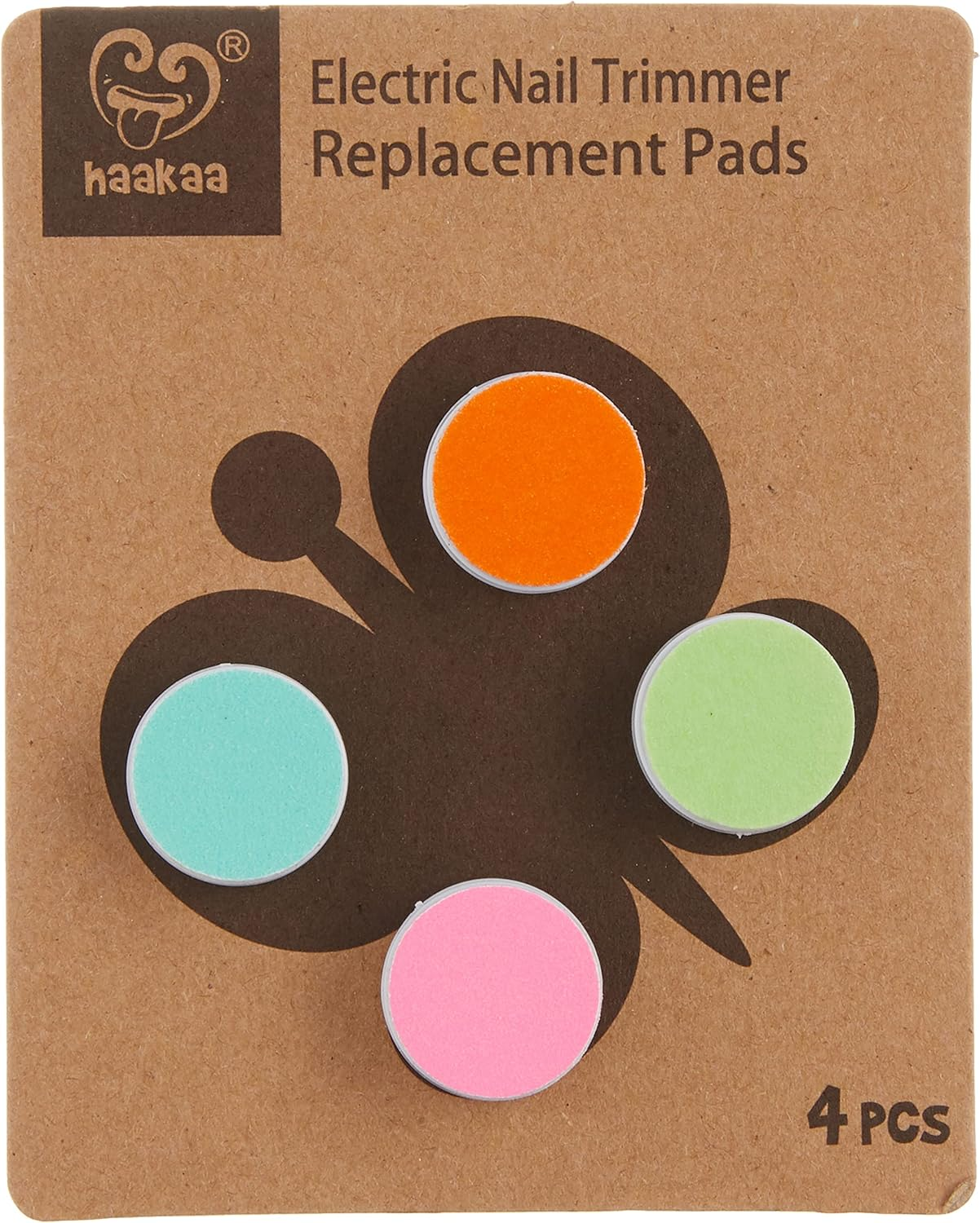 Haakaa Electric Nail Trimmer Replacement 4 Pads, All Color for Kids Nails image number 2