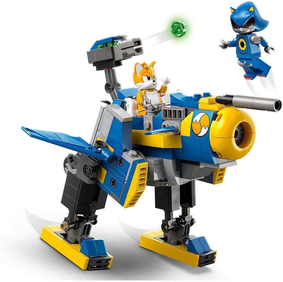 LEGO Sonic the Hedgehog Cyclone Vs. Metal Sonic Toy for 8+ Year Old Boys & Girls, Building Set with a Mech Action Figure and 2 Video Game Character Minifigures, Kids Toy for Gamers 77002 image number 4