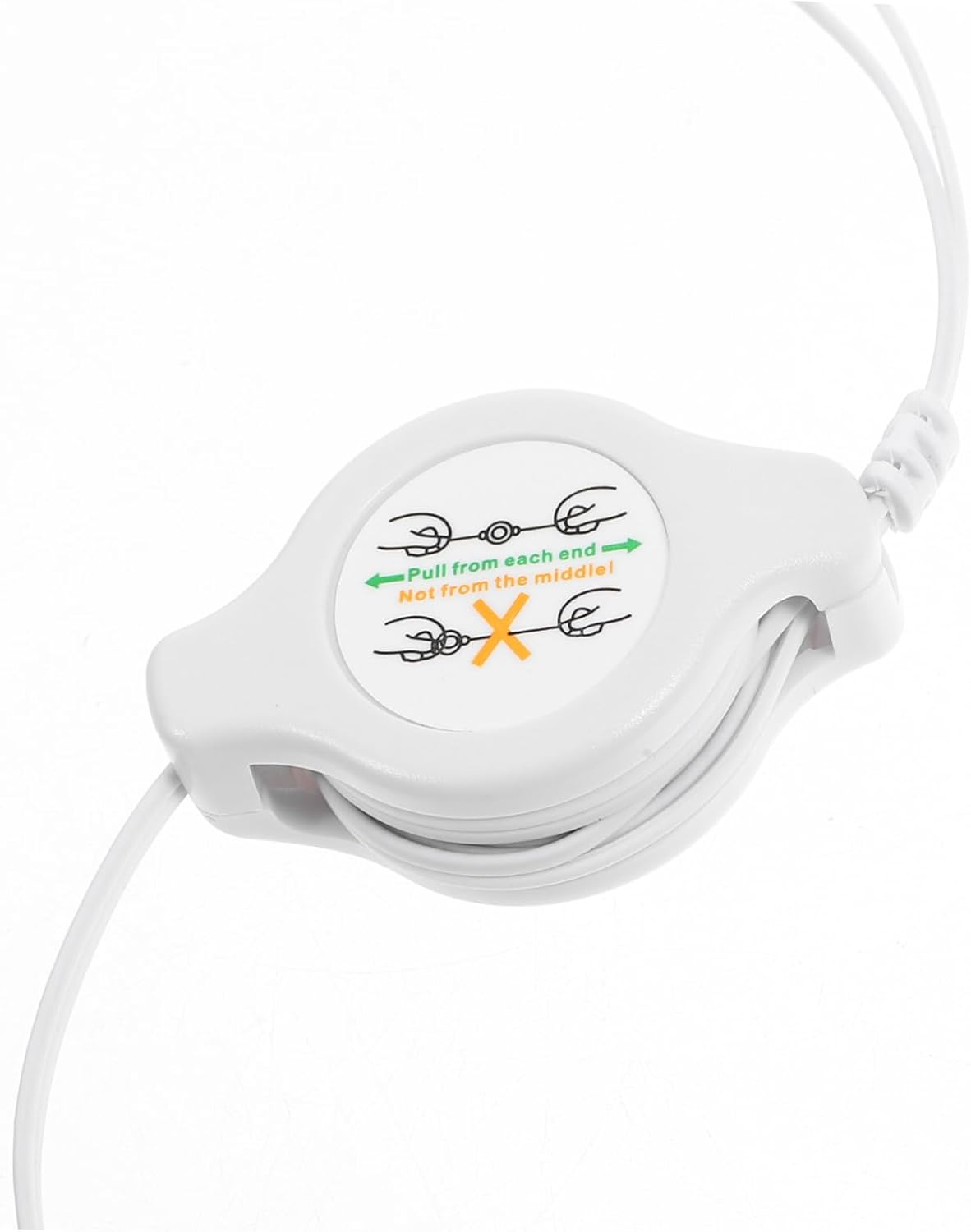 JEWEDECO Retractable in Ear Earphones Lightweight with Cushioned Comfort for Players and Digital Devices image number 4