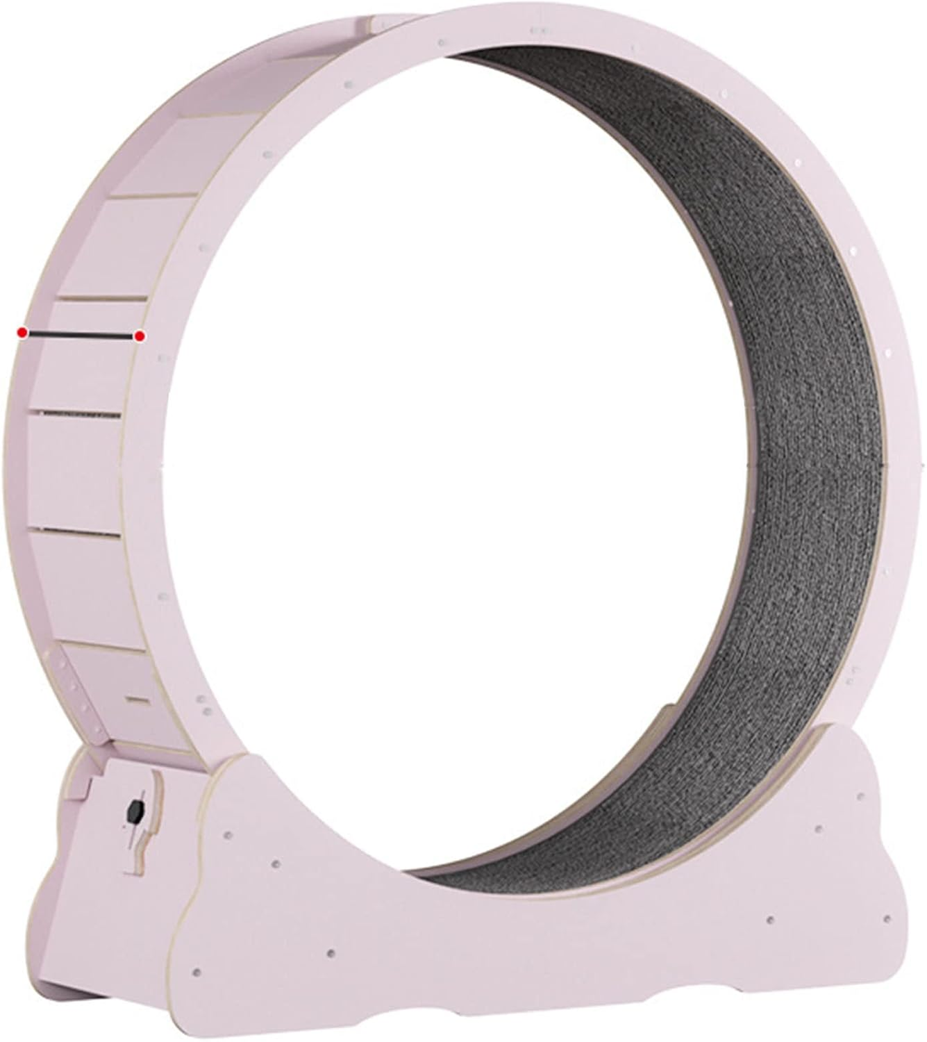 Cat Exercise Wheel,Running,Spinning,And Scratching Fun,Cat Spinning Wheel,Cat Treadmill with Carpeted Runway,Kitty Cat Sport Toy,Great for Physical Activity and Reducing Boredom,Pink-S