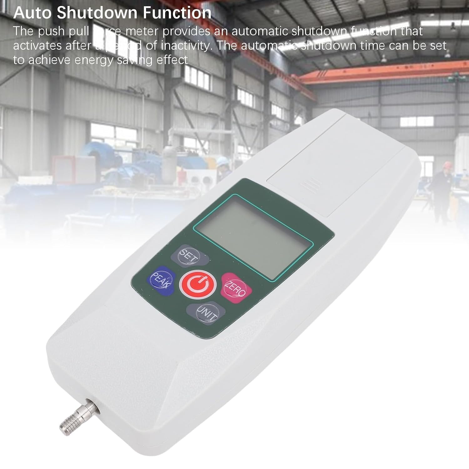 Jectse Handheld Digital Force Meter Portable Push Pull Force Tester with Mode 5N 4 Units N LB Kg Oz Limit Setting for Various Testing Needs image number 3