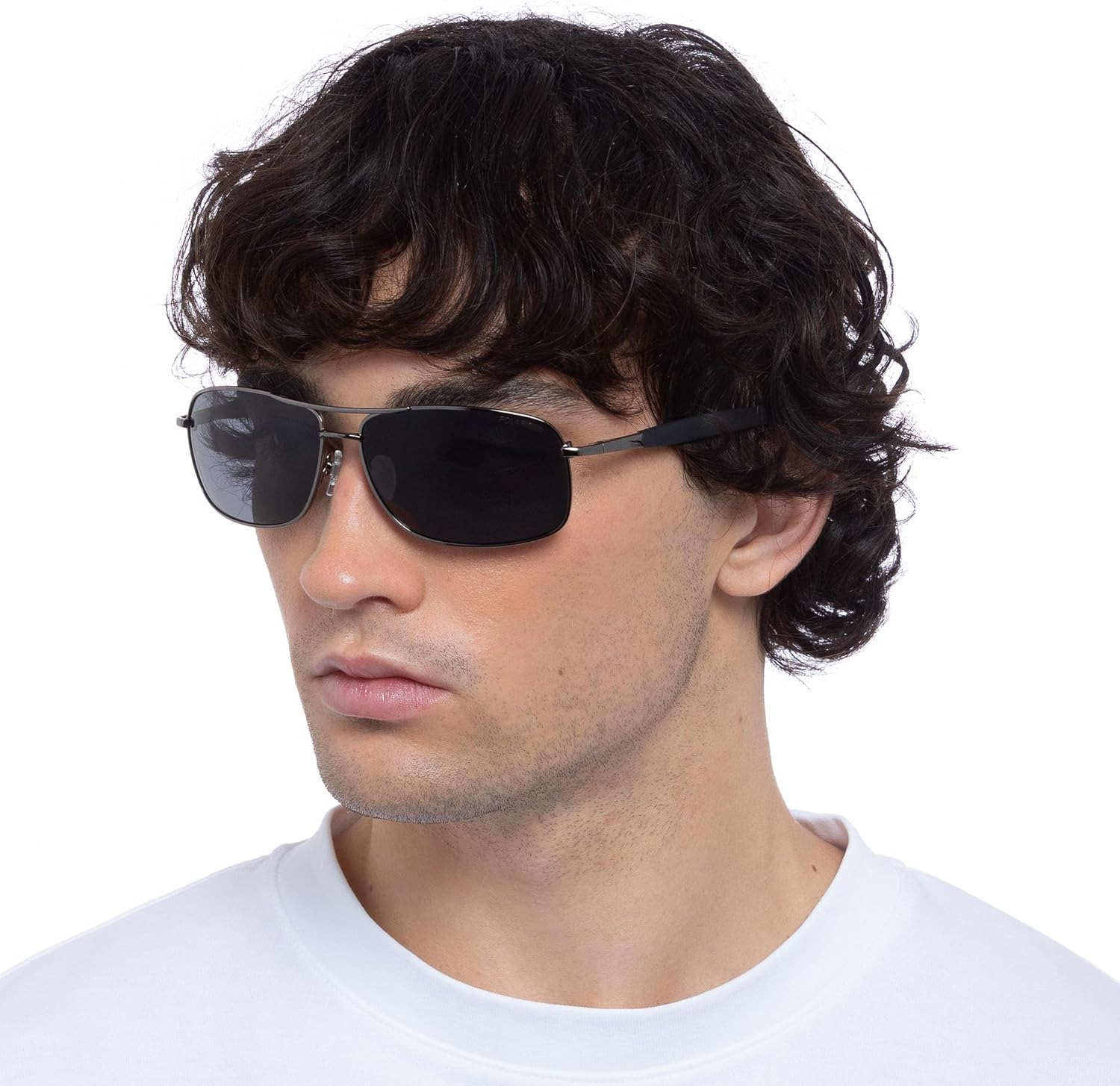 Cancer Council Male Lincoln Gunmetal Aviator Sunglasses image number 4