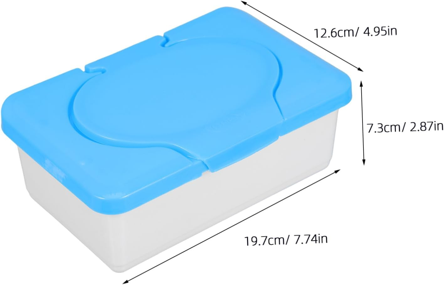 Ciieeo 2Pcs Cleansing Towel Box Refillable Wipes Holder Portable Wipe Container for Travel Nursery Organizer Convenient Dispenser image number 3