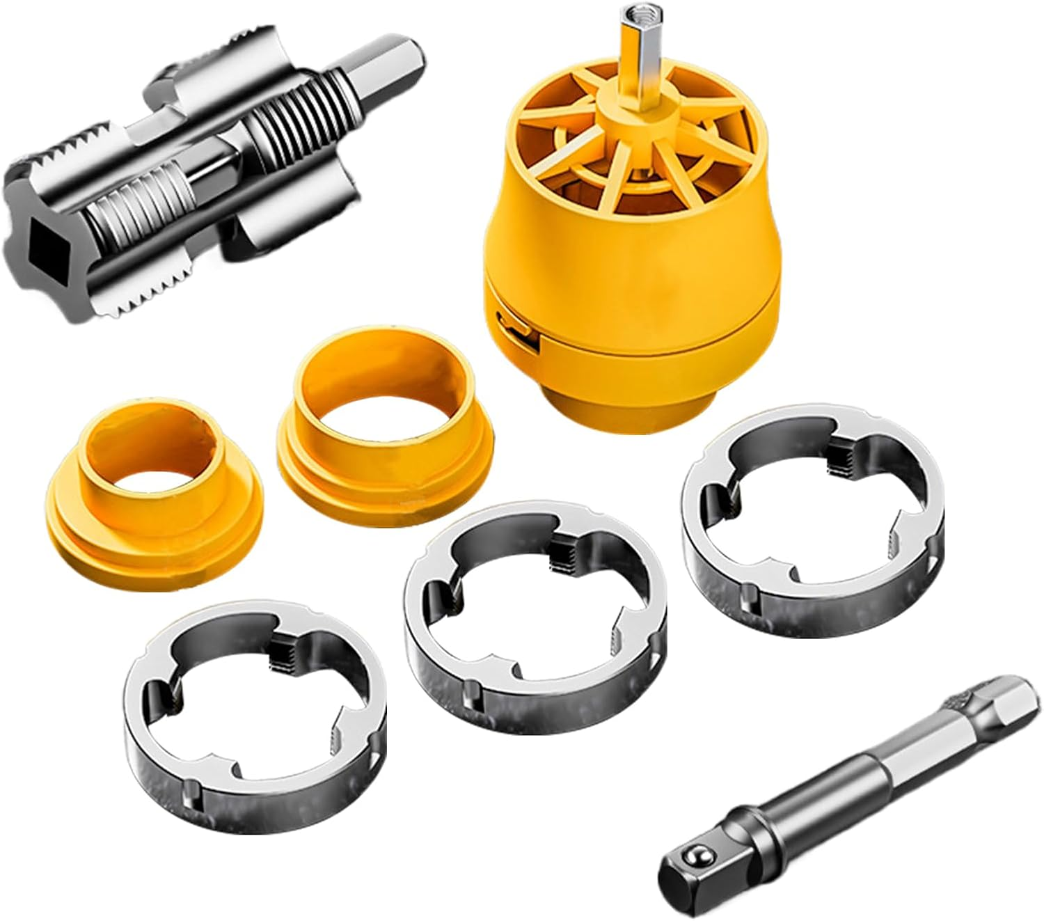 Threwer Tool, Hose Threading Kit | Hydraulic Maintenance Set | Professional Automotive and Industrial Hydraulic Hose Threading Tool Set image number 6