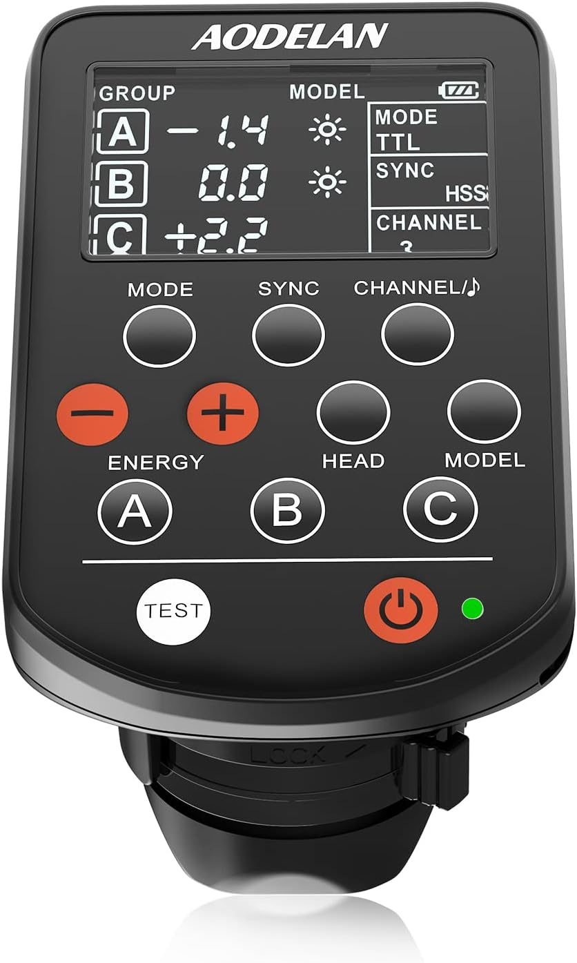 AODELAN TTL Wireless Flash Trigger for Canon Cameras, Supports 1/8000S HSS Function, Replaces Profoto Air Remote TTL-C image number 5