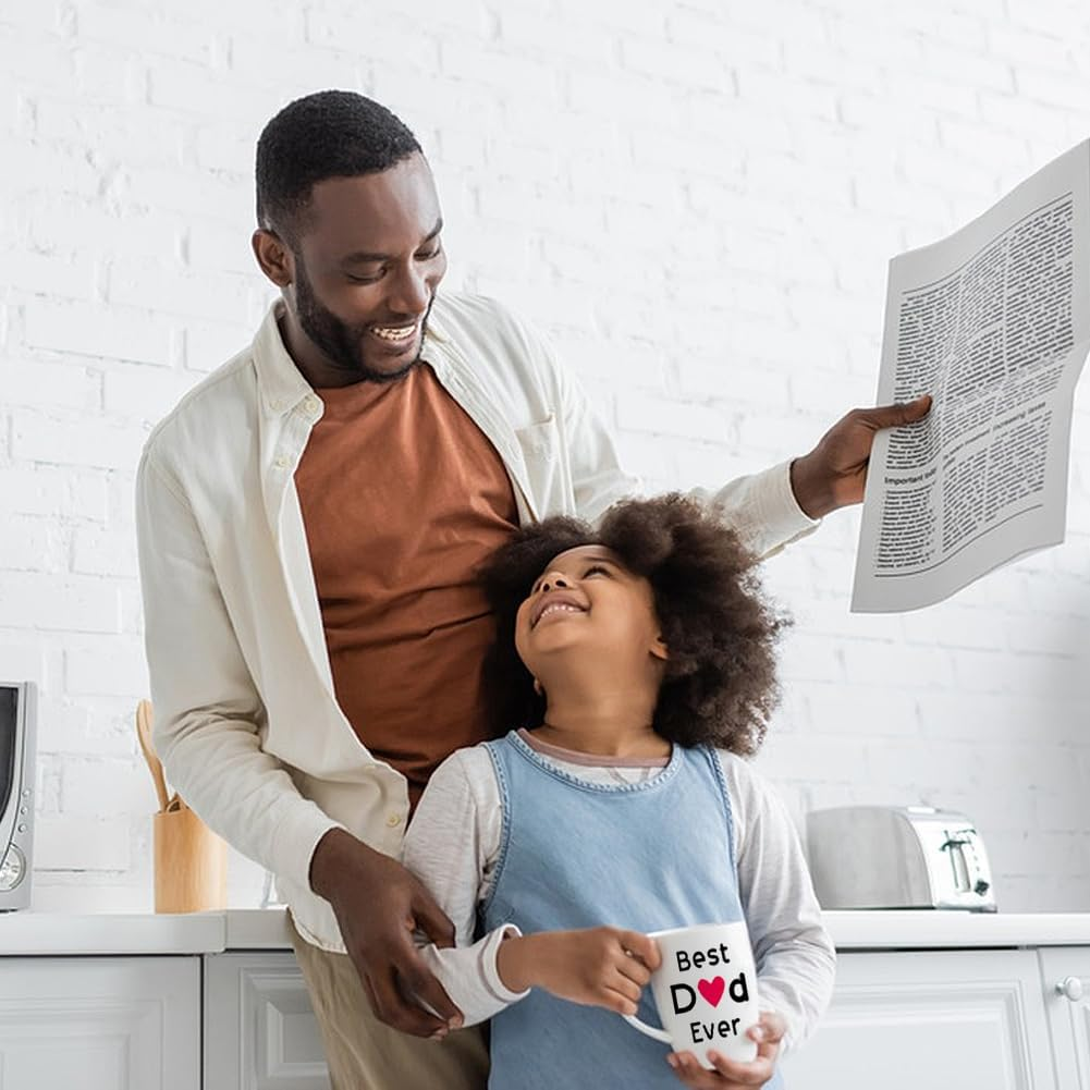 Best Dad Mug, Geli Funny Ceramic Coffee Mugs for Father'S Day, Birthday, Christmas Day image number 6