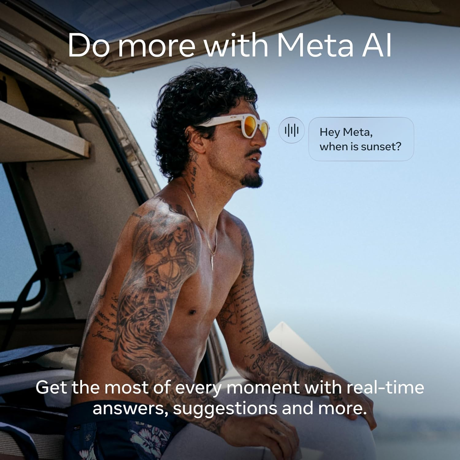 Oakley | Meta HSTN - with Meta AI, Audio, Photo, Video Compatibility - Warm Grey, Prizm Ruby - Black/Clear image number 6