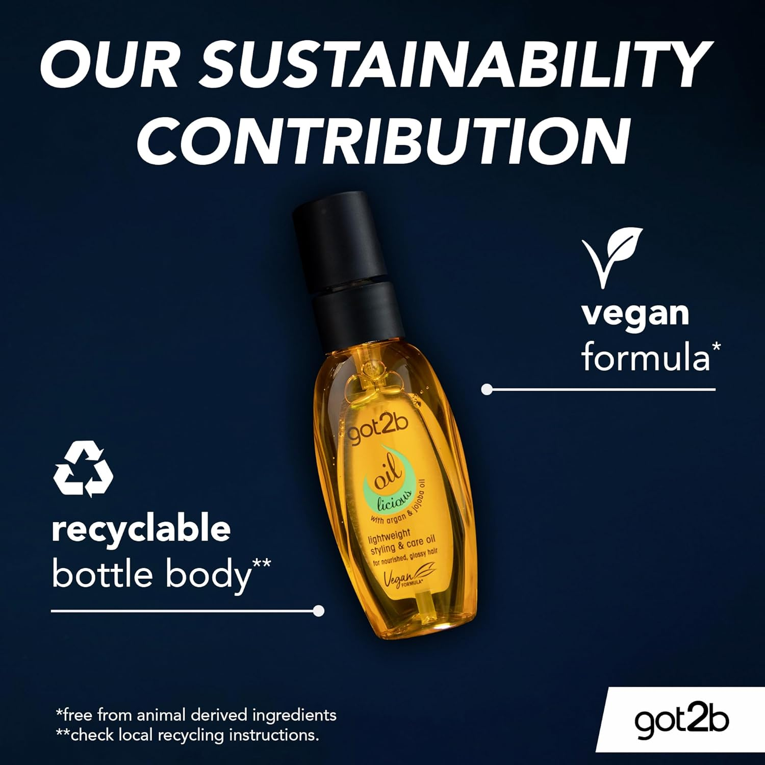 (50Ml) - Schwarzkopf Got2B Oil-Licious 50Ml image number 6