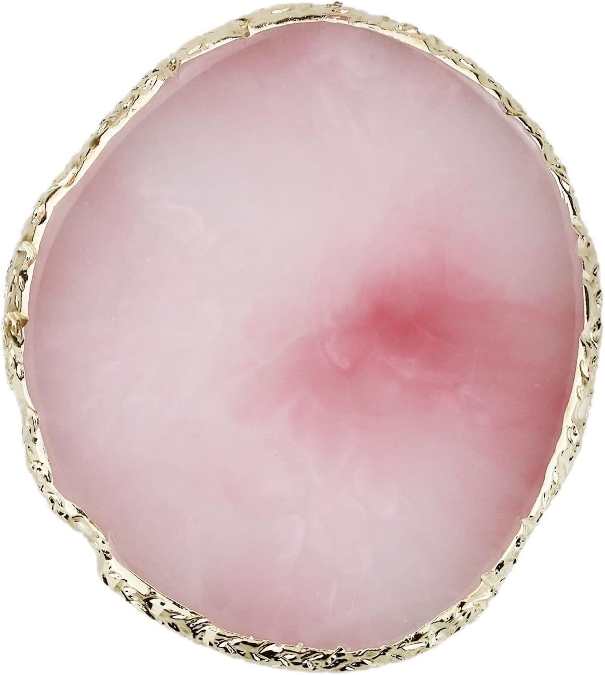 Resin Nail Art Palette, Nail Polish Color Mixing Palette Nail Painting Display Tray Nail DIY Supplies (Pink) image number 5