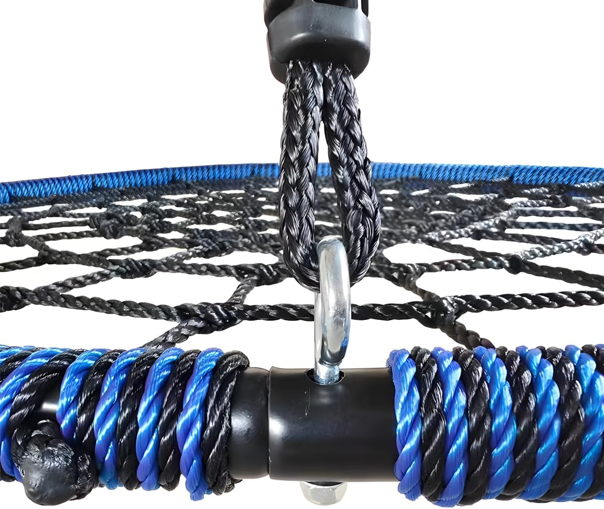 Kids Spider Web Tree Swing Net Swing Multi-Strand Ropes Support 660 Lbs 80 Inch Length Adjustable Platform Saucer Tree Hanging Swing Ropes for Replacement - Pack of 2