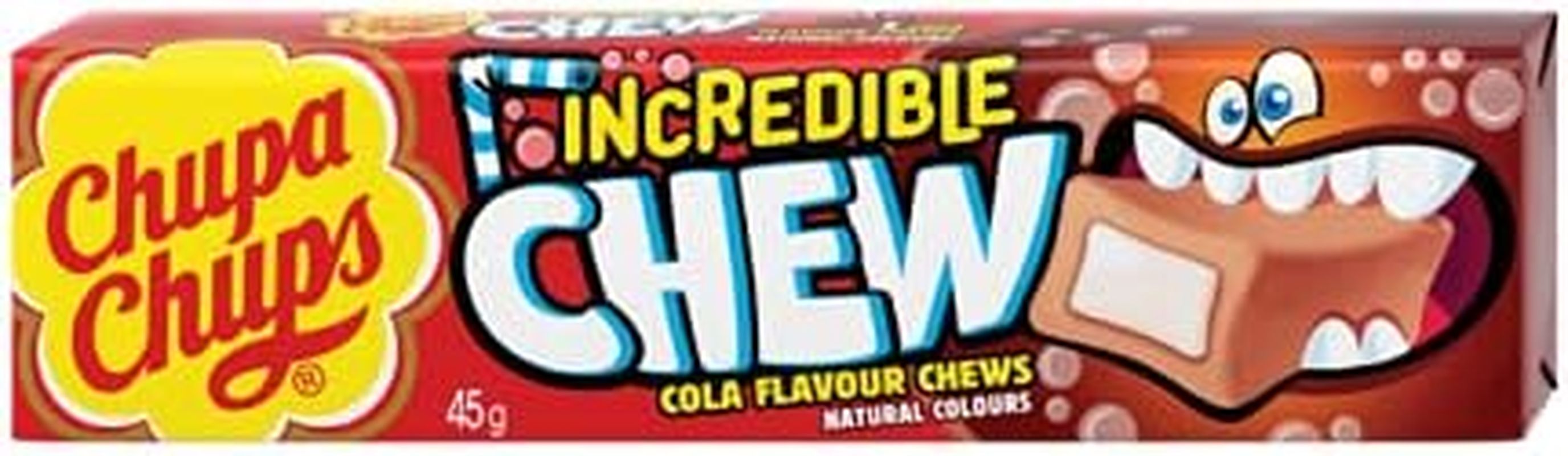 Chupa Chups Incredible Chew Cola 45G X 20 Pack
