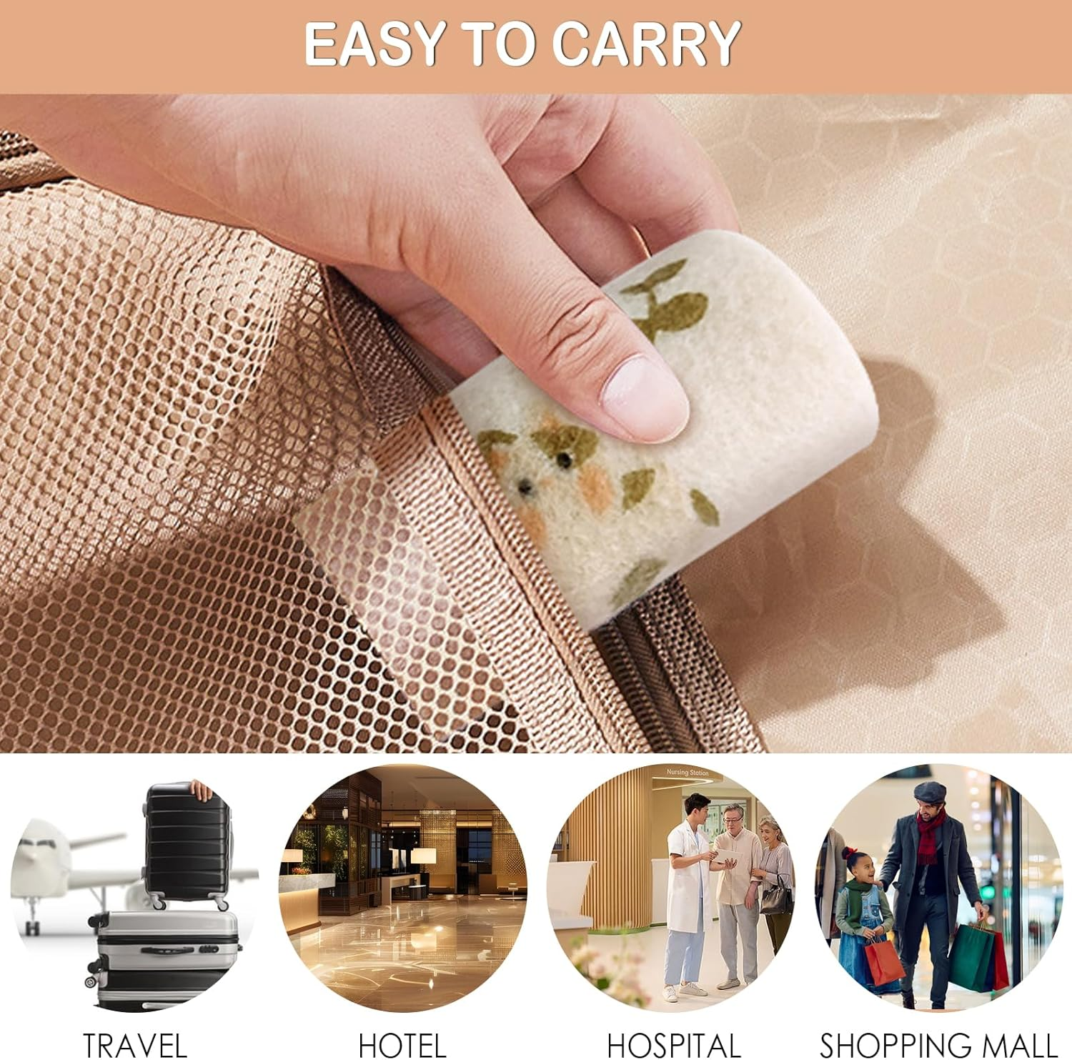 3-Pack Toilet Seat Cushion Covers - Soft and Comfortable, Washable and Reusable, with Adhesive Backing image number 1