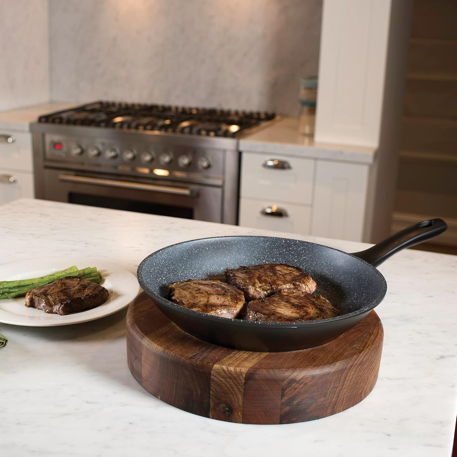 Pyrolux Pyrostone Non-Stick Fry Pan/Skillet, 24 Cm, Black image number 1