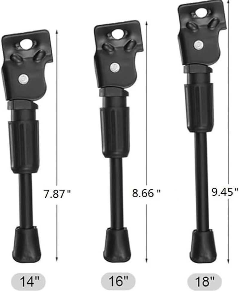 Sturdy Kickstand for 14-18 Inch Kids Bike | Anti-Slip Bicycle Side Stand for Mountain, Road, and Sports Bike | Easy to Install Bike Stand image number 5