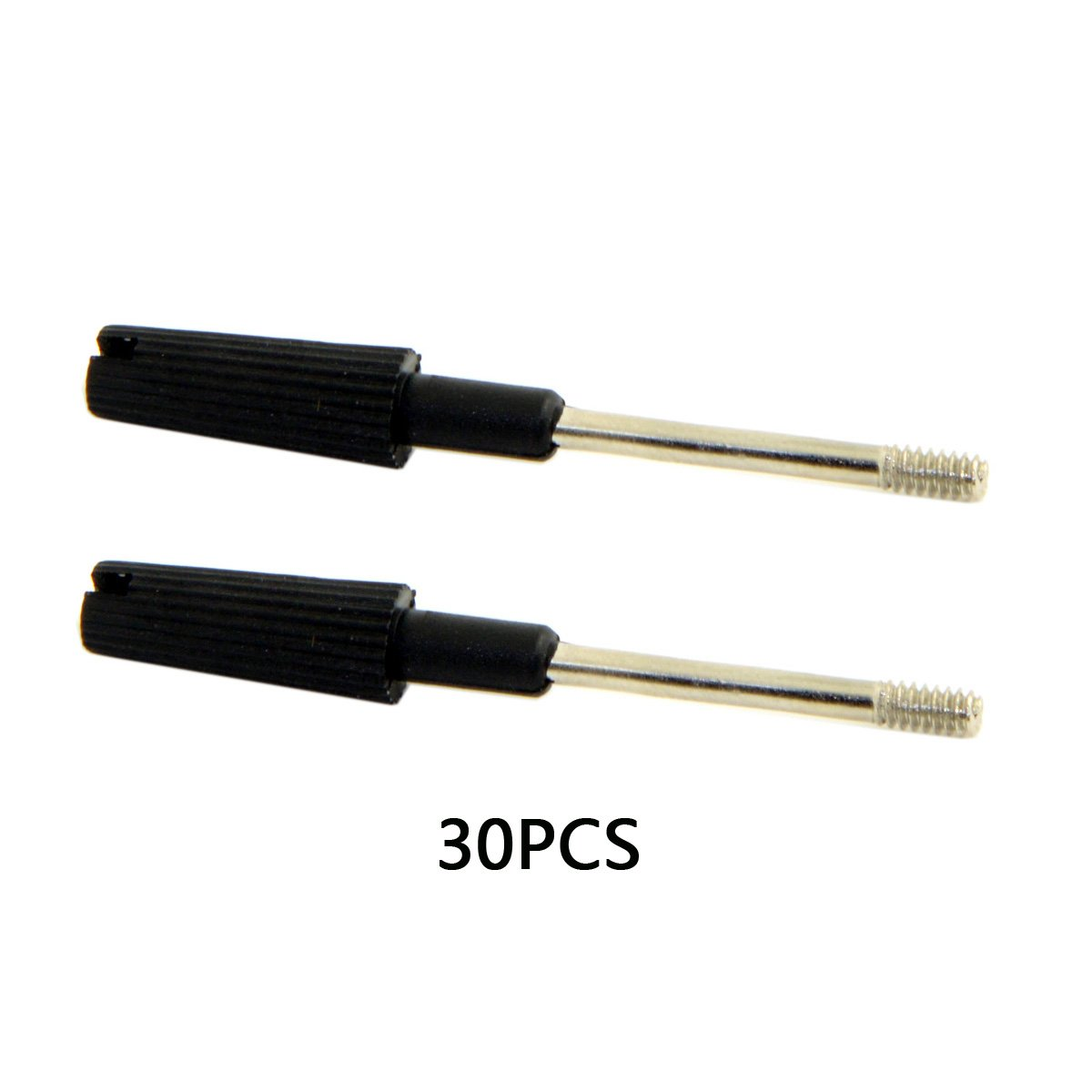 Cablecc 30Pcs Thumb Screws #4-40 UNC 47Mm Length Stainless Steel Overmold for Computer Cable image number 2