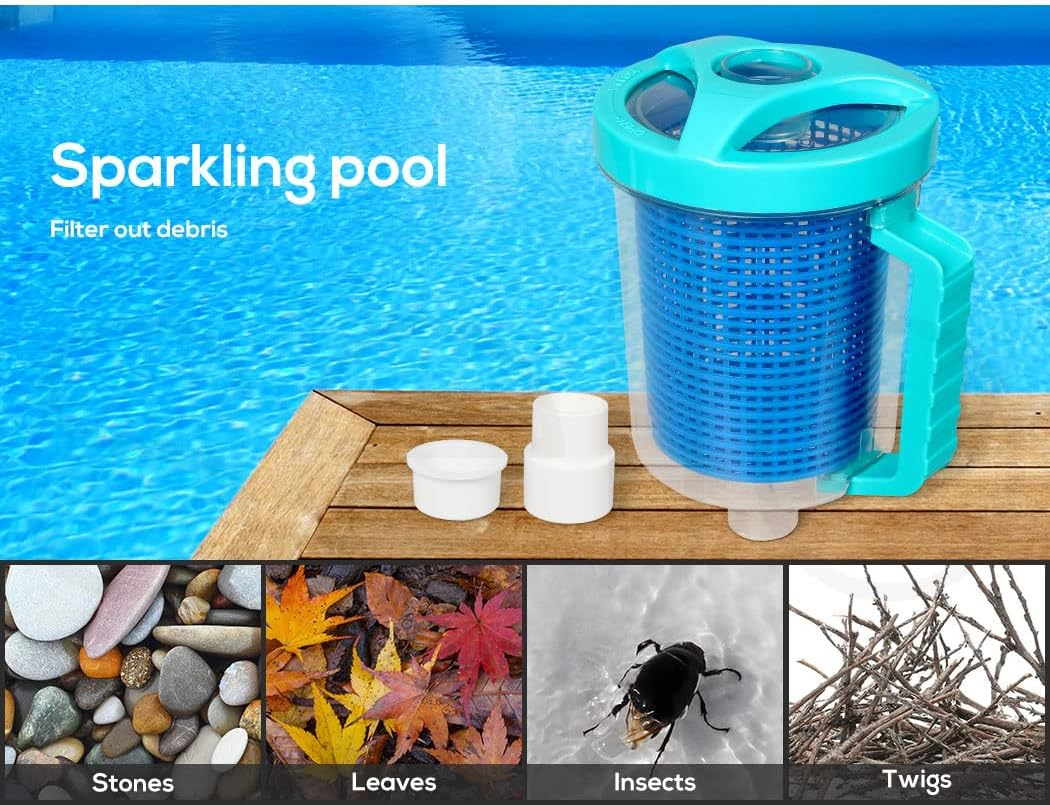 Traderight Pool Leaf Canister Catcher for Pool Vacuum with Mesh Basket, Leaf Canister/Leaf Trap Suction Catcher Cleaner Fits for Hayward, Zodiac, Pentair Pool Cleaner(&lrm;26 X 18 X 16.5 Cm) image number 4
