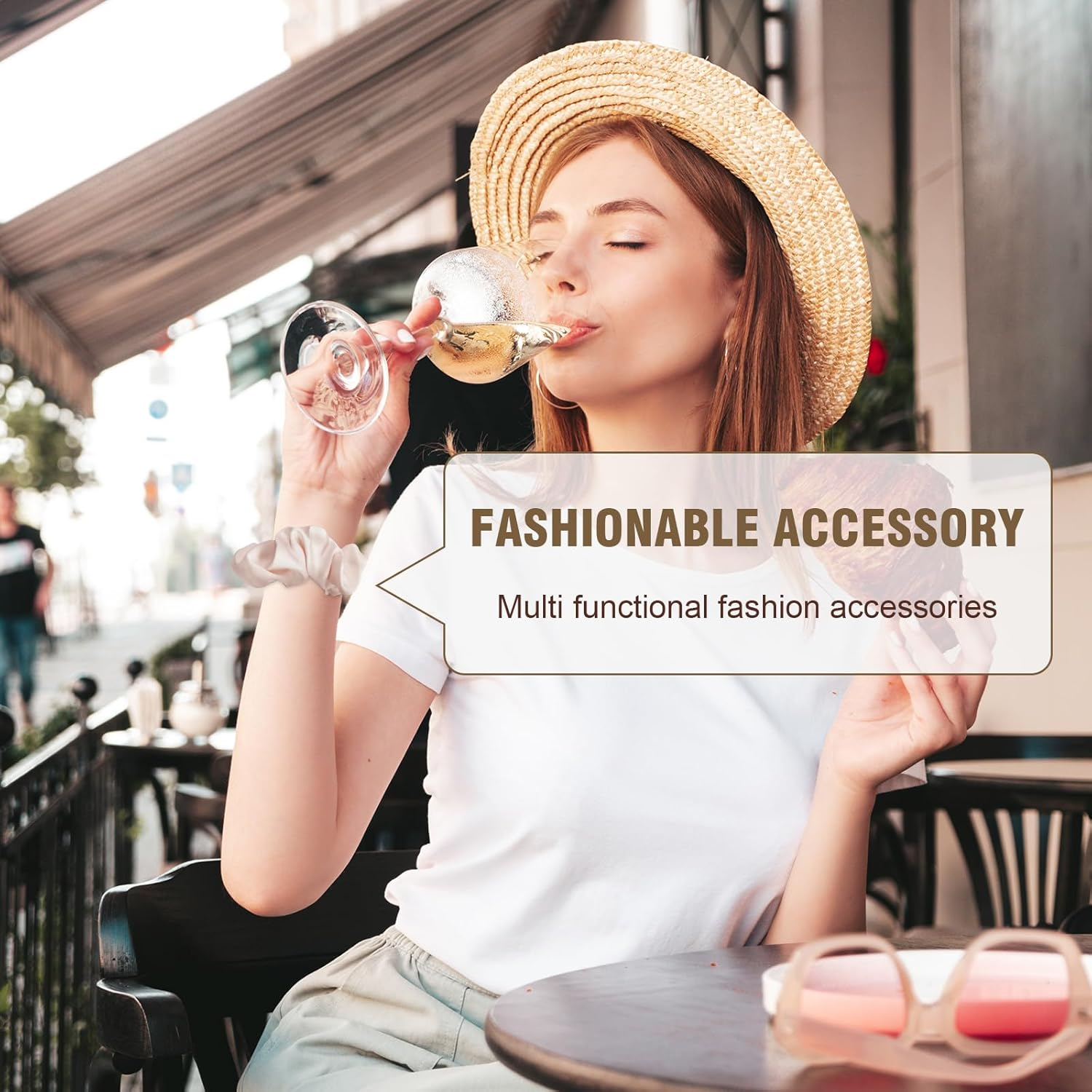 Pack of 18 Elastic Silk Brown Hair Bobbles, Satin Dark Hair Bobbles, Scrunchies Set, 4 Mm Black Stretch Hair Bands, Ponytail, Classic Large Silk Hair Scrunchies for Girls, Mother, Friends image number 1