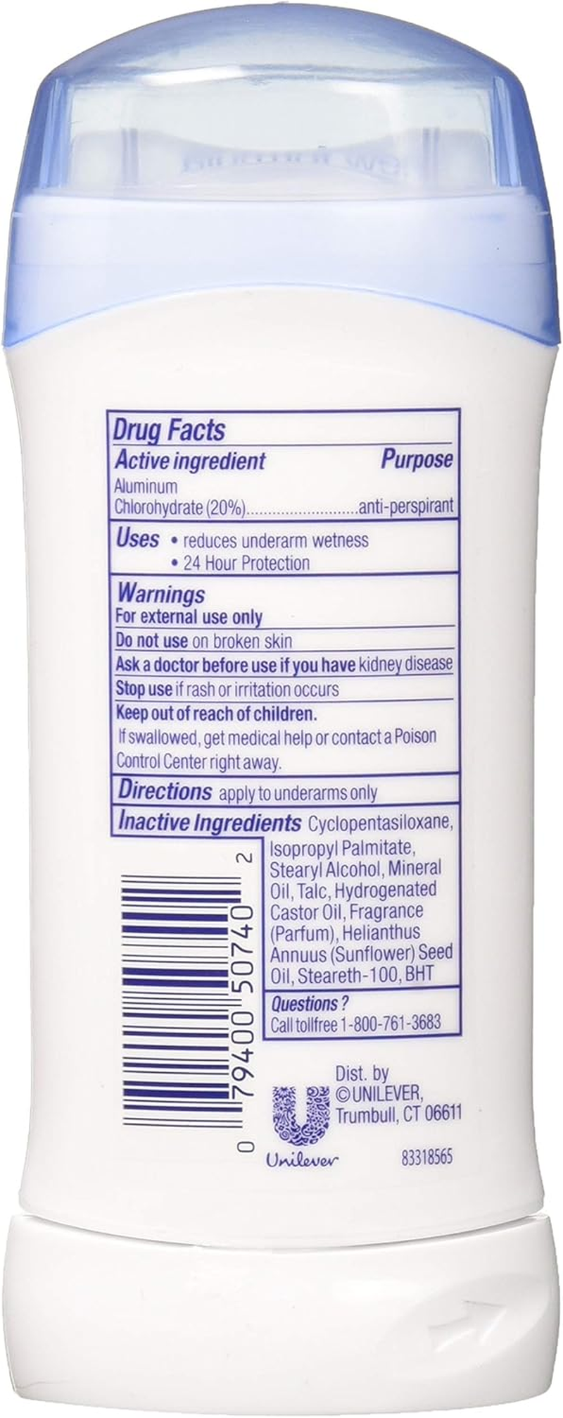 Zdove Dove Anti-Perspirant Deodorant, Sensitive Skin 2.60 Oz (Pack of 3) image number 1