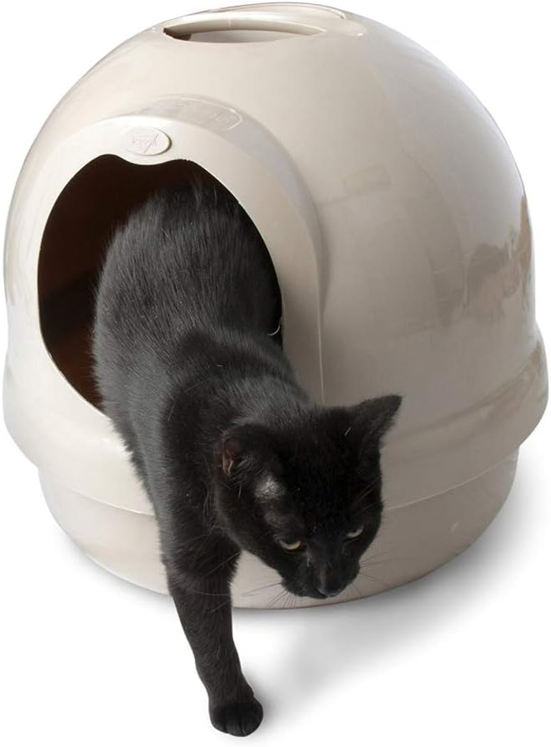 Booda Petmate Dome Cat Litter Box for Indoor Cats, Titanium image number 6