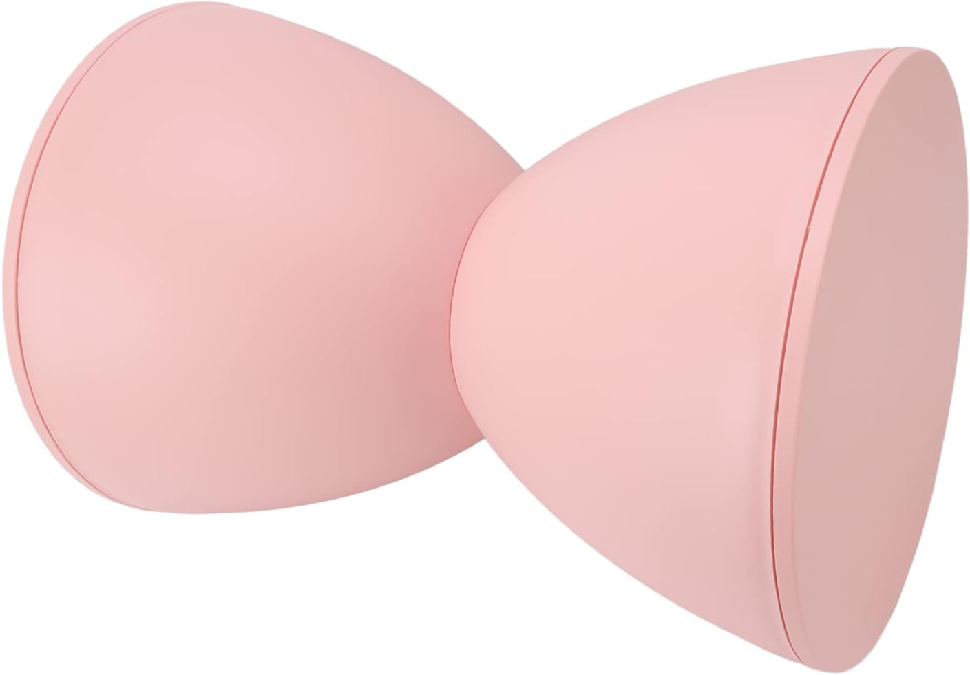 Hourglass Shaped Side Table, Modern Plastic Nordic round Stool, Simple and Elegant Design, 11.81In Diameter, 16.54In Height, Multifunctional, Wear Resistant, Waterproof, Scratch image number 1