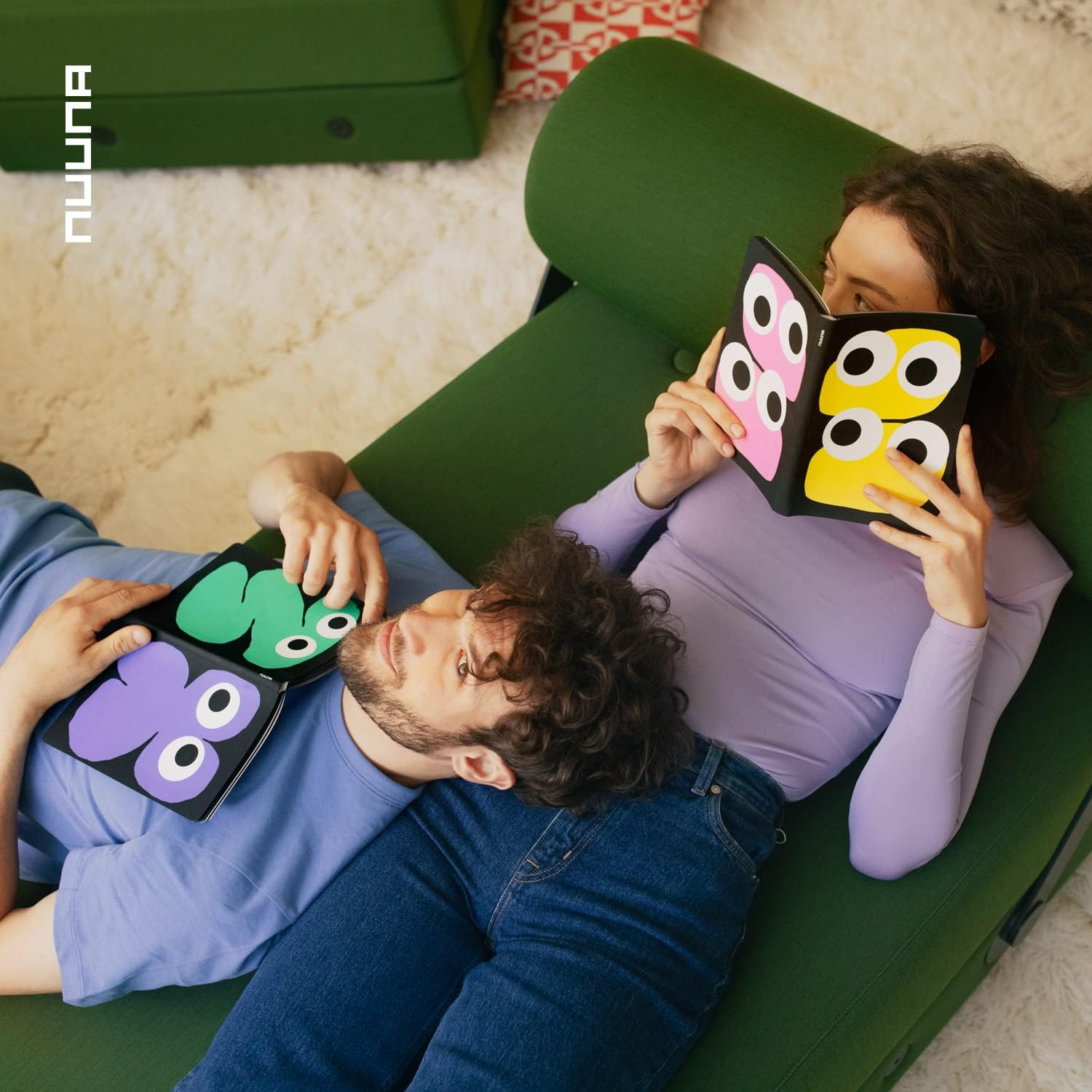 Nuuna Notebook A5 Graphic M - Jim 3.5 Mm Dot Grid 176 Numbered Pages 120 G Premium Paper Black Leather Sustainably Produced in Germany image number 4