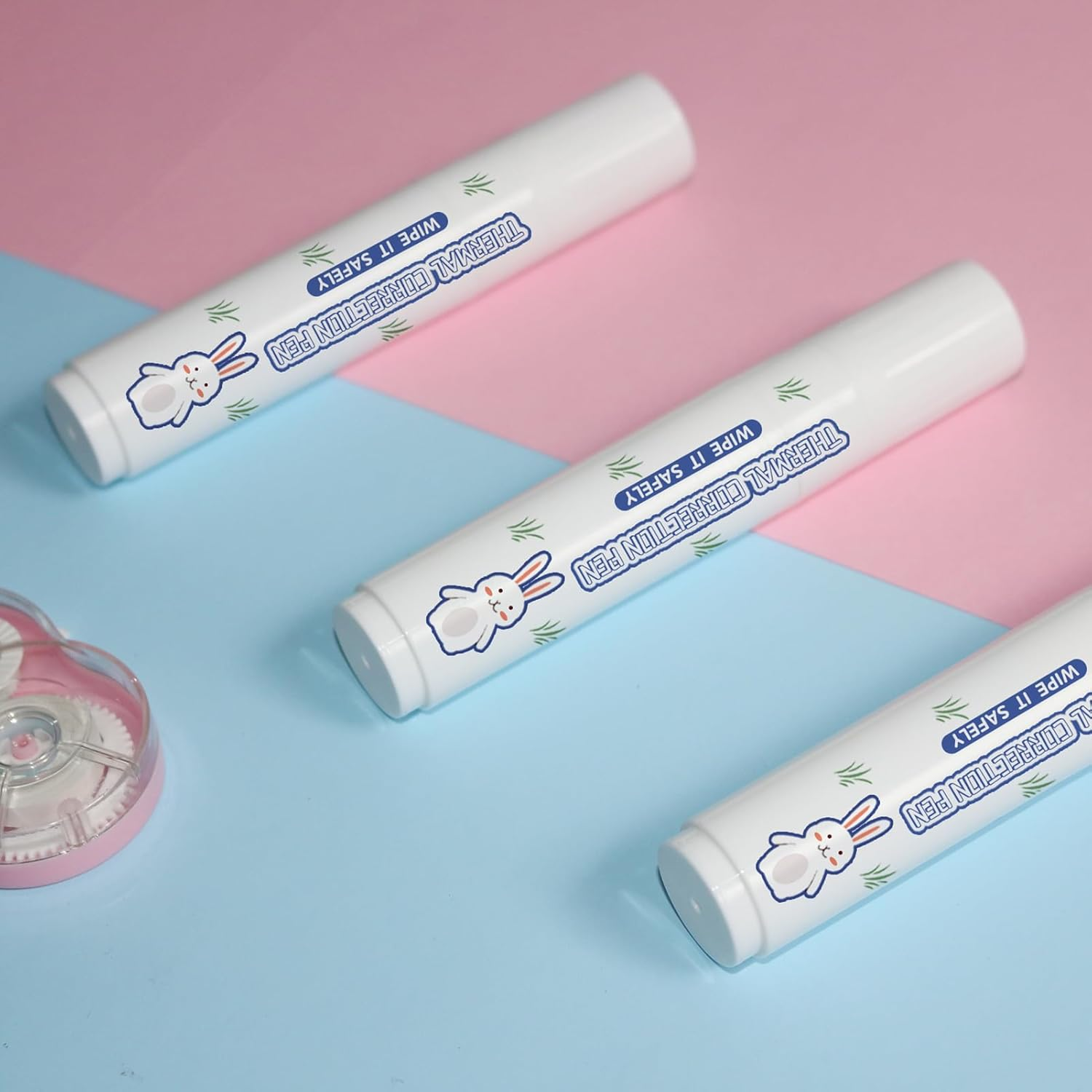 FUNFANG Thermal Paper Correction White Out Liquid Pen Parcel Express Tool for Thermal Label Shopping Bill Data Information Eraser Privacy Protection Pen-1Pc